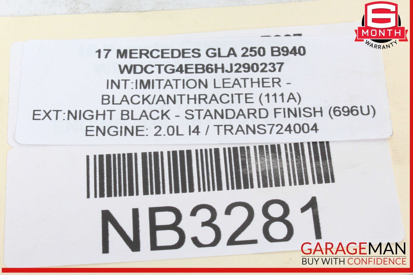 14-20 Mercedes X156 GLA250 Master Cylinder Power Brake Booster Assy
