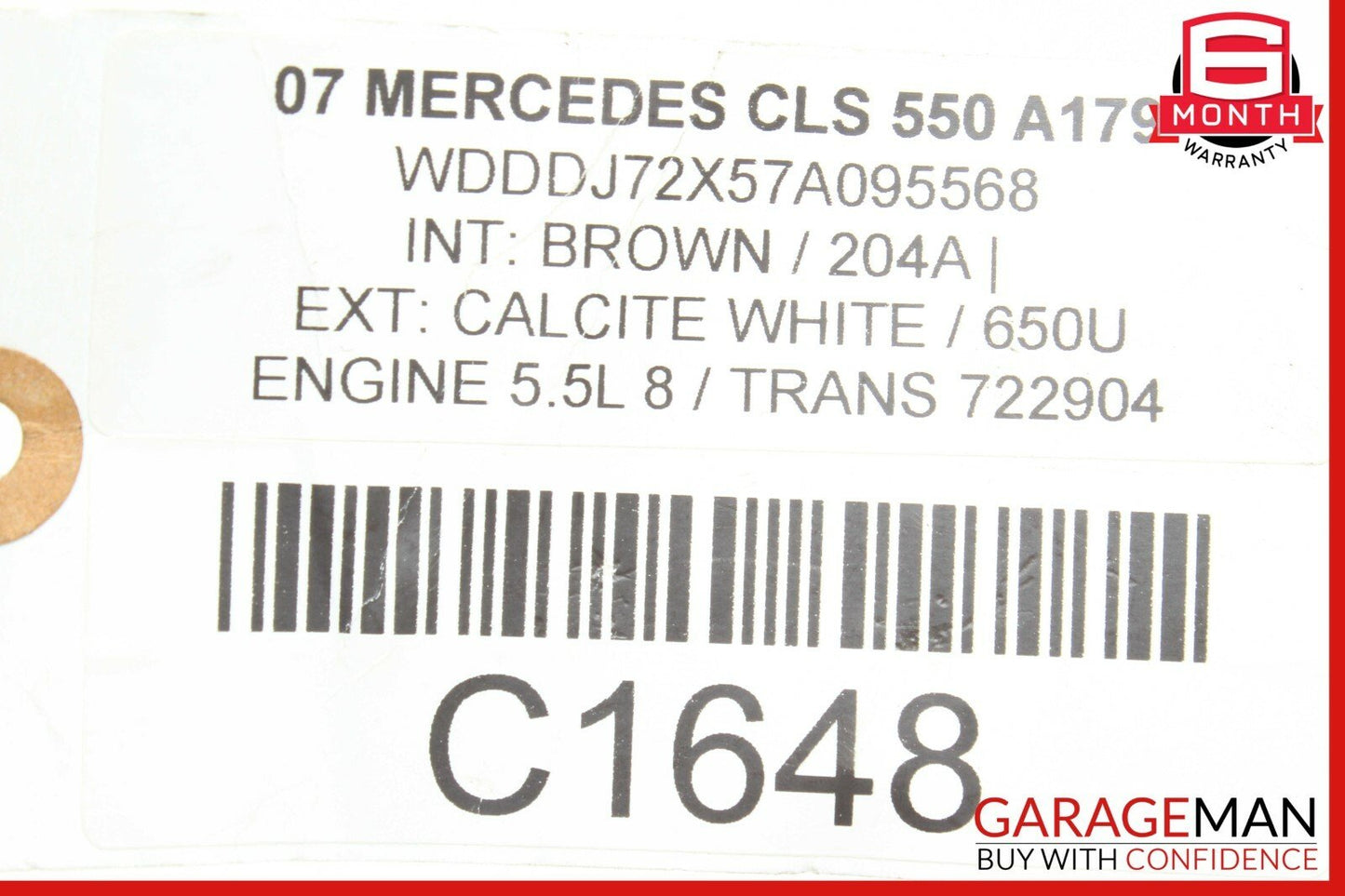 06-11 Mercedes W219 CLS550 Front Right Dashboard Dash Board A/C Air Vent Trim