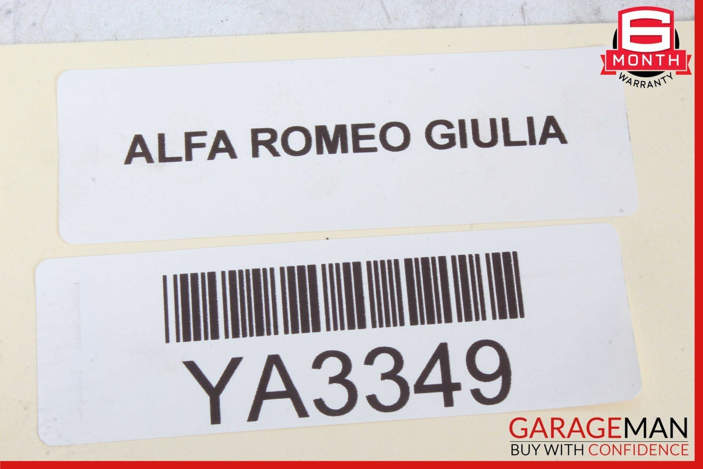 17-19 Alfa Romeo Giulia Rear Right Side Tailgate Foam Support Bracket Pad OEM
