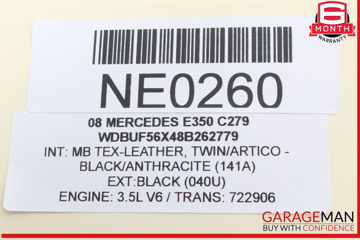 08-20 Mercedes W212 E350 E550 E400 Front Right Side Door Lock Latch Actuator OEM