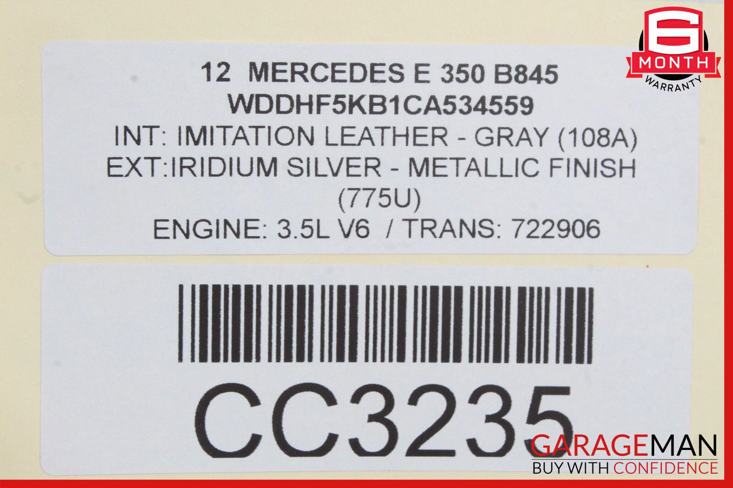 10-16 Mercedes W212 E350 C250 SL400 Rear Differential Diff Axle Carrier 3.07 OEM