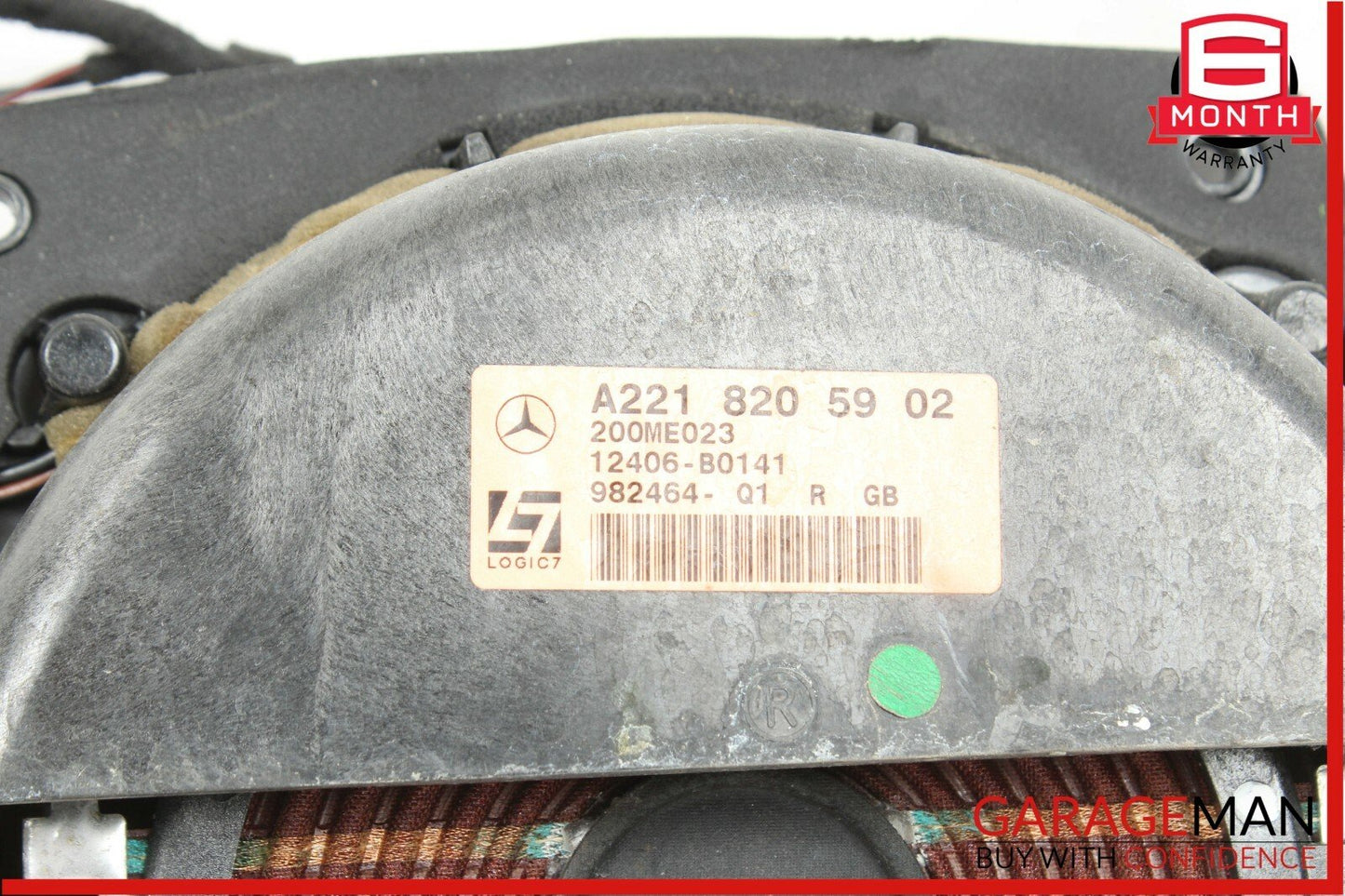 07-09 Mercedes W221 S550 Front Right & Left Side Door Sound Speaker Speakers Set