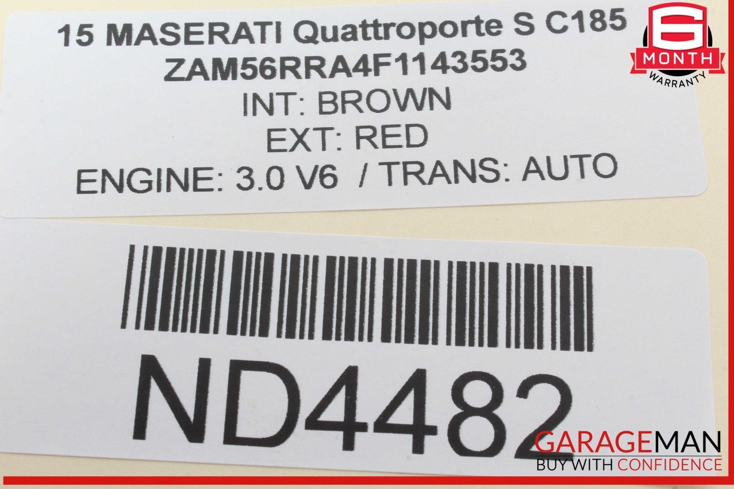 14-17 Maserati Quattroporte S Rear Right Side CV Axle Half Shaft 670005453 OEM