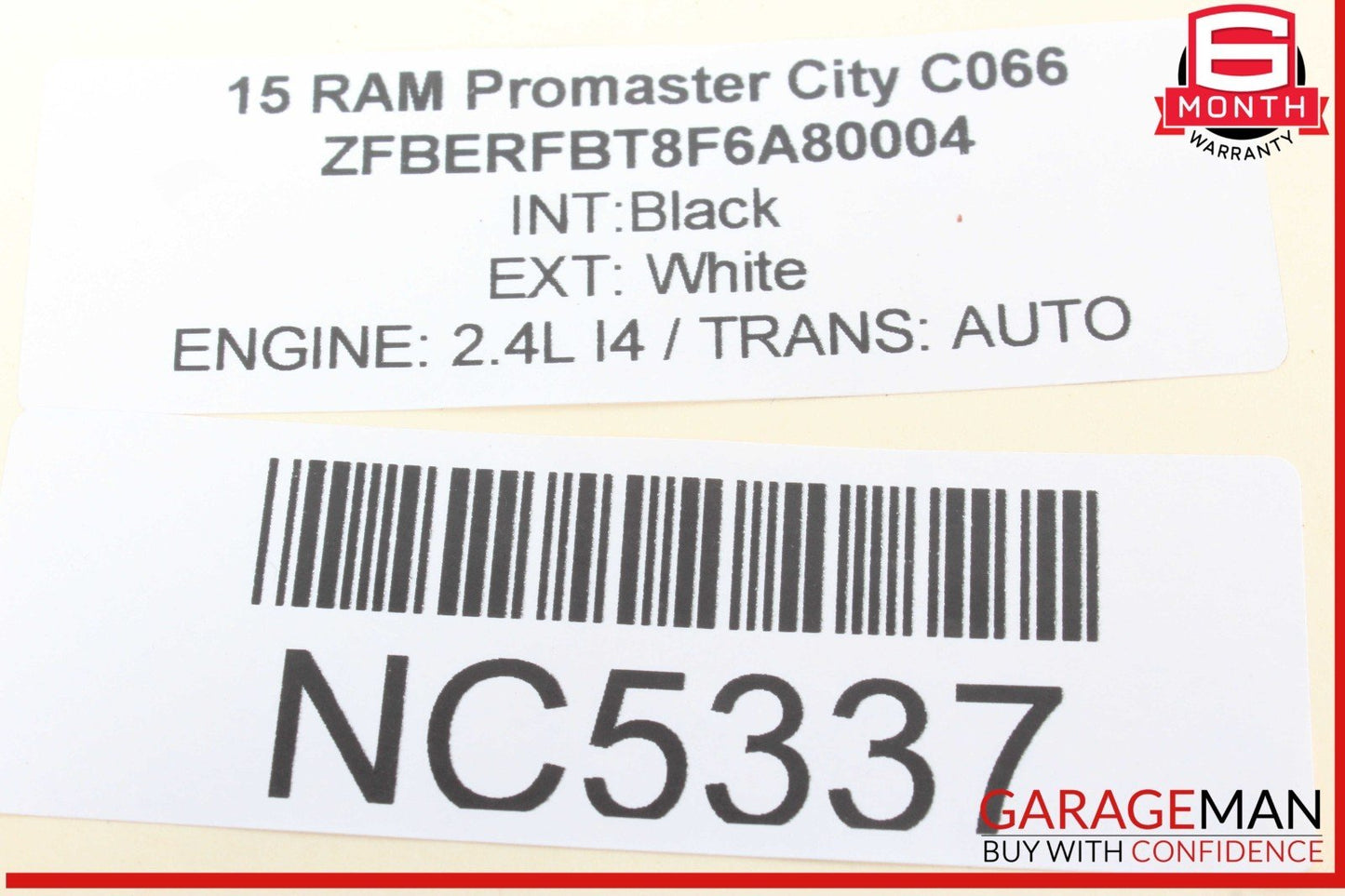 15-22 RAM Promaster City Power Brake Vacuum Pump 9140300260 OEM