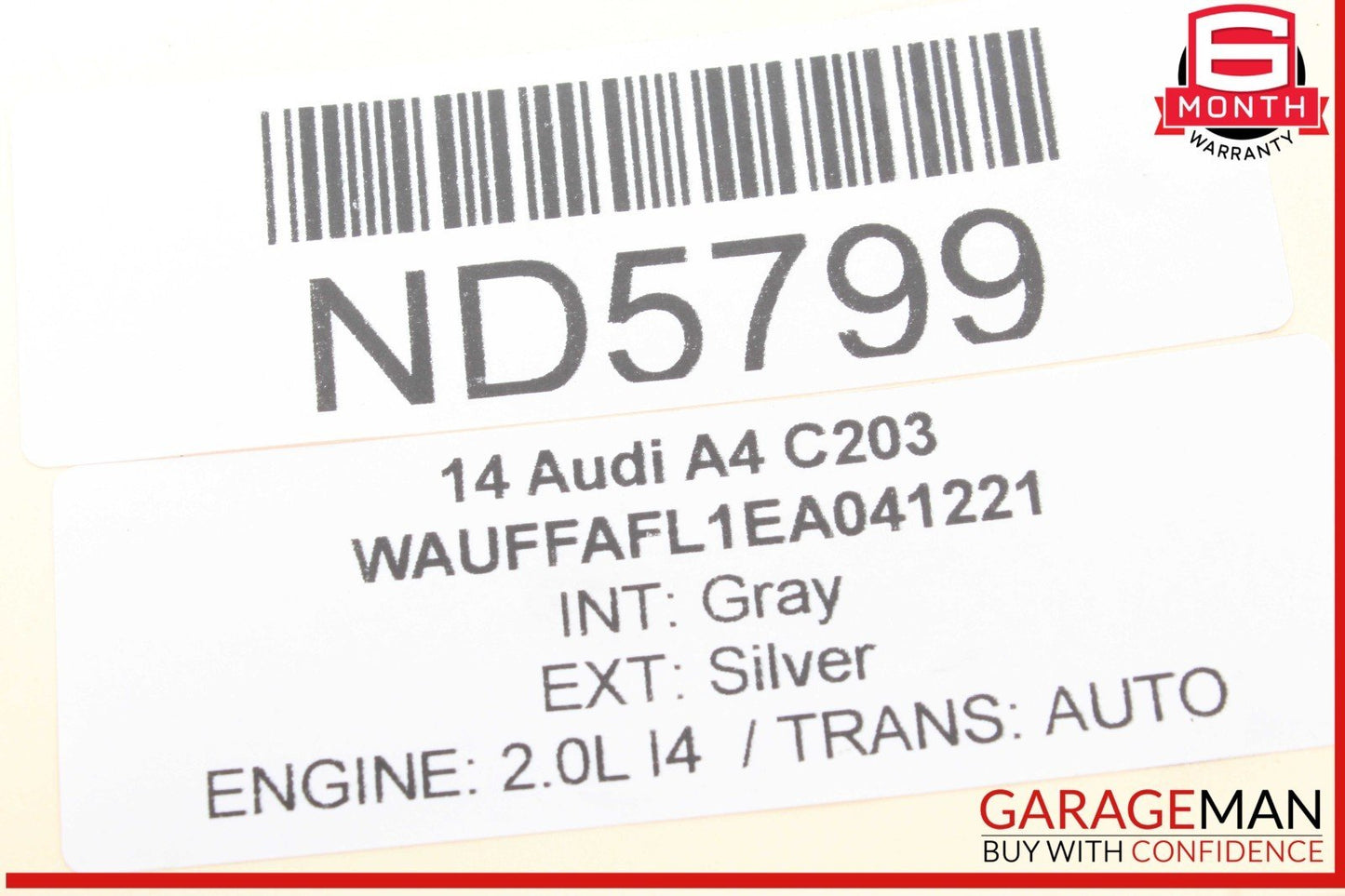 09-18 Audi A4 A6 A7 S4 Rear Left or Right Side Lower Forward Control Arm OEM