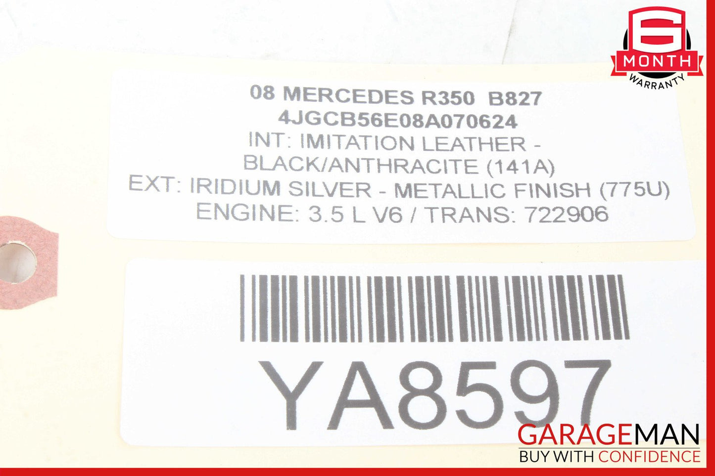 06-10 Mercedes W251 R350 R500 Center Dashboard Hazard ESP Control Switch OEM