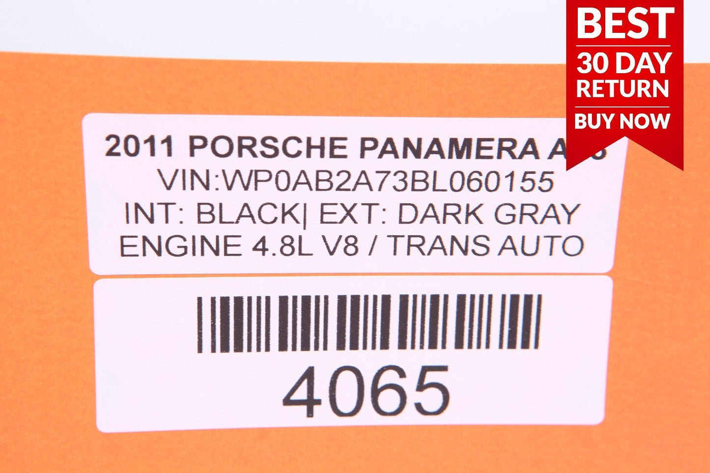 10-15 PORSCHE 970 PANAMERA FRONT RIGHT PASSENGER SIDE SUNVISOR SUN VISOR A28 OEM