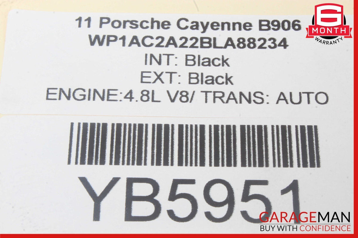 11-18 Porsche Cayenne 958 S Rear Left Side Door Window Regulator Motor Unit OEM