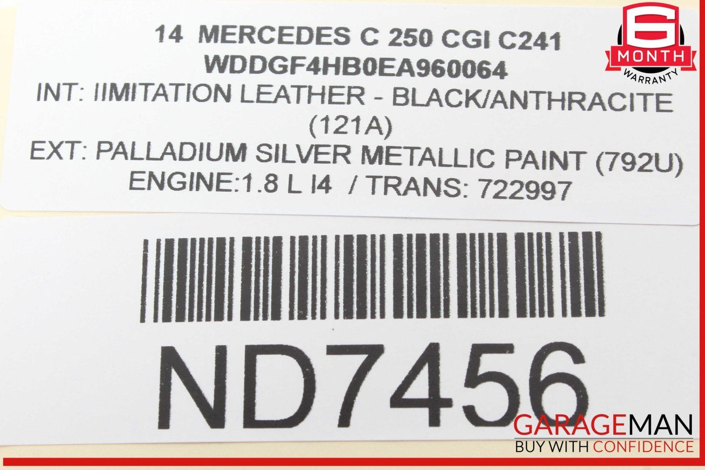 08-18 Mercedes W204 C250 CGI Front Right Side Door Control Module OEM