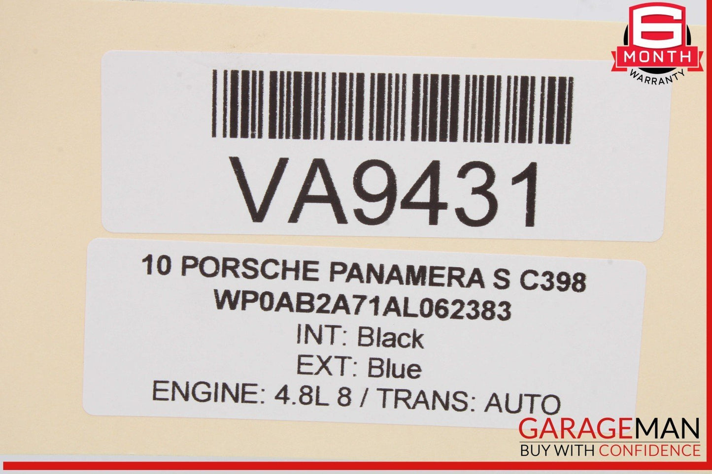 10-16 Porsche Panamera 970 Front Left or Rear Right Window Regulator Motor OEM
