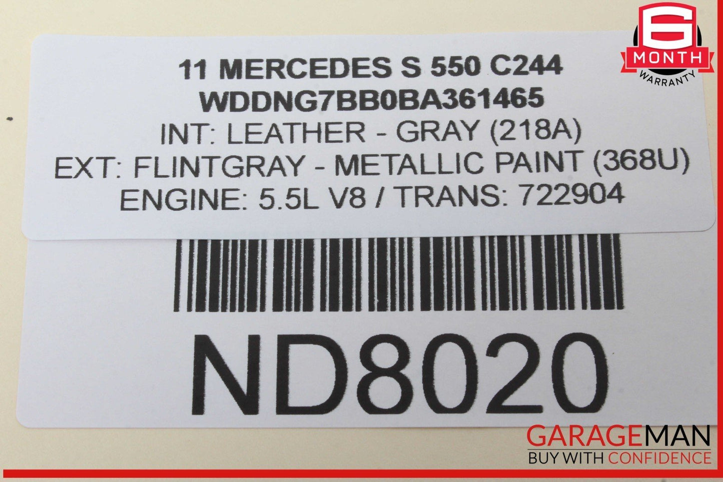 07-13 Mercedes W221 S550 Dashboard AC A/C Air Vent Front Left Driver Side OEM