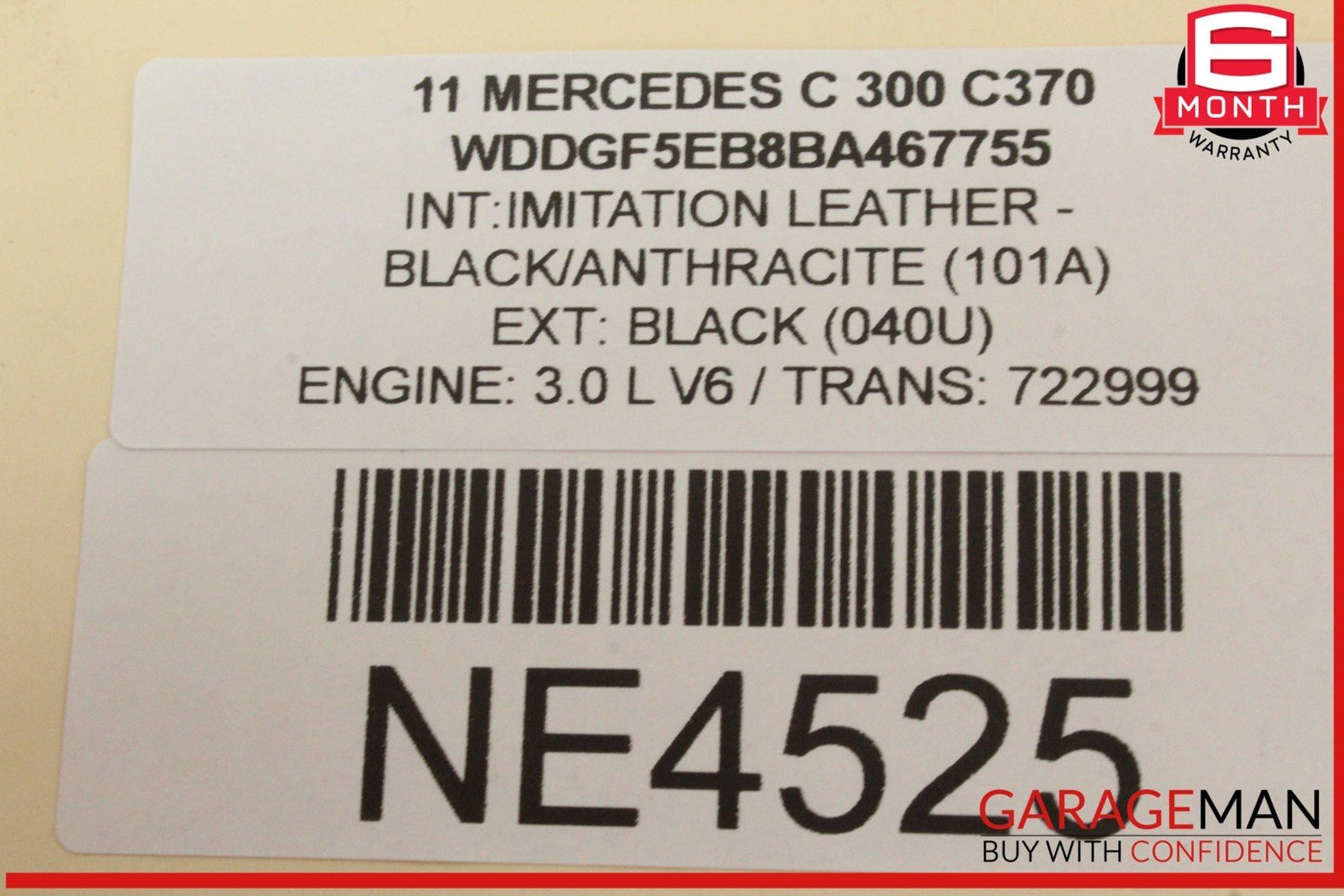 08-14 Mercedes W204 C300 C250 C350 Floor Gear Shifter Selector 2042677524 OEM
