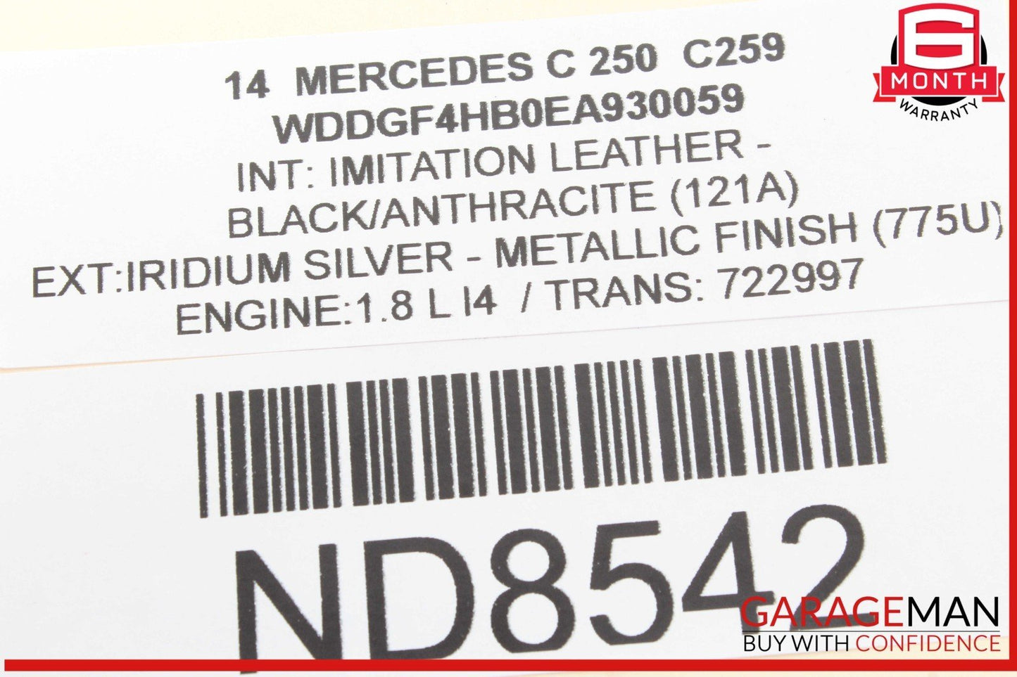 08-18 Mercedes W204 C250 E350 Front Right Side Door Control Module OEM