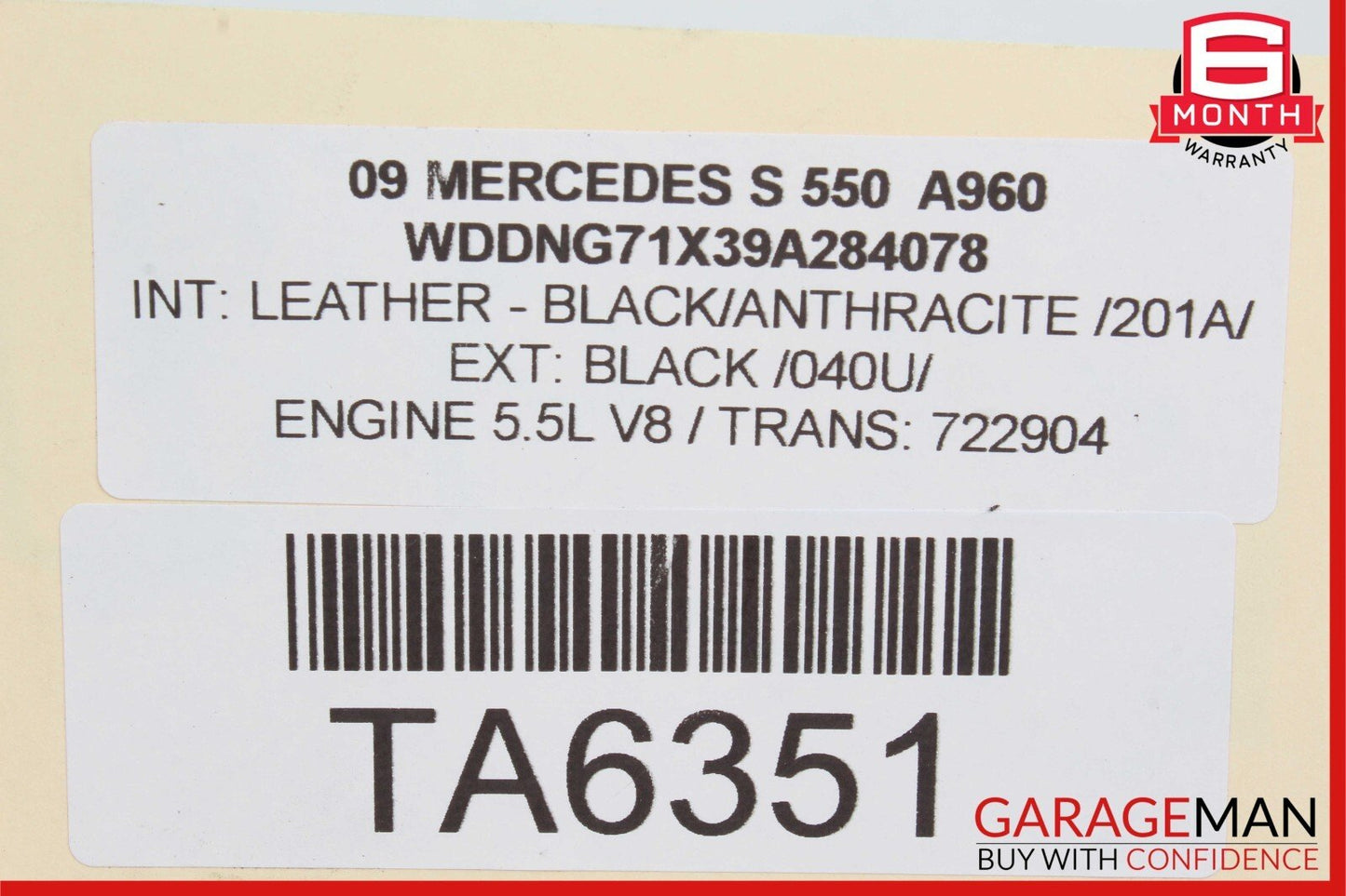 03-11 Mercedes W221 S550 E320 CLS55 Steering Gear Coupling 2034620478 OEM