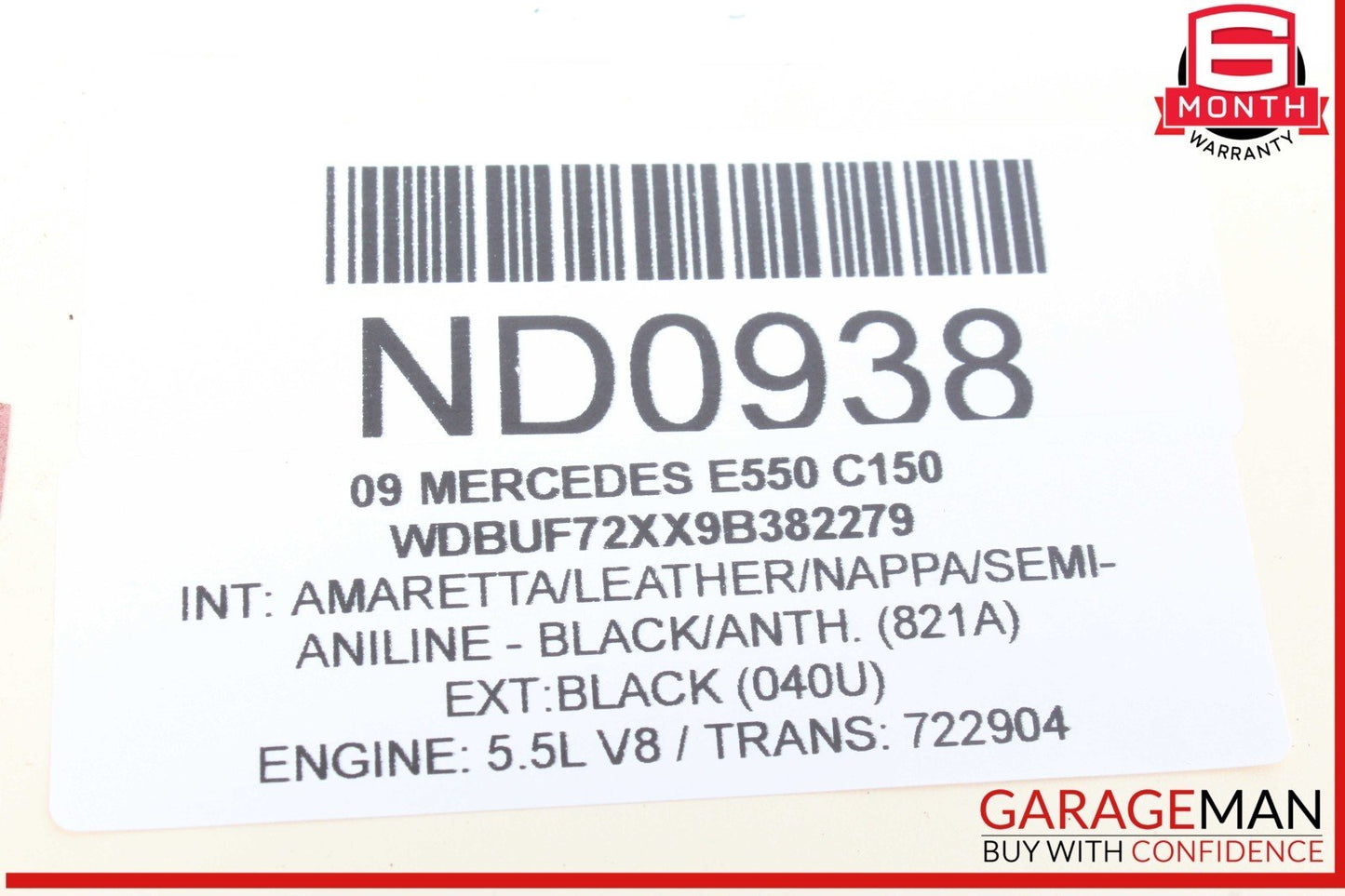 03-09 Mercedes W211 E550 E350 Rear Left Driver Side Door Lock Latch Actuator