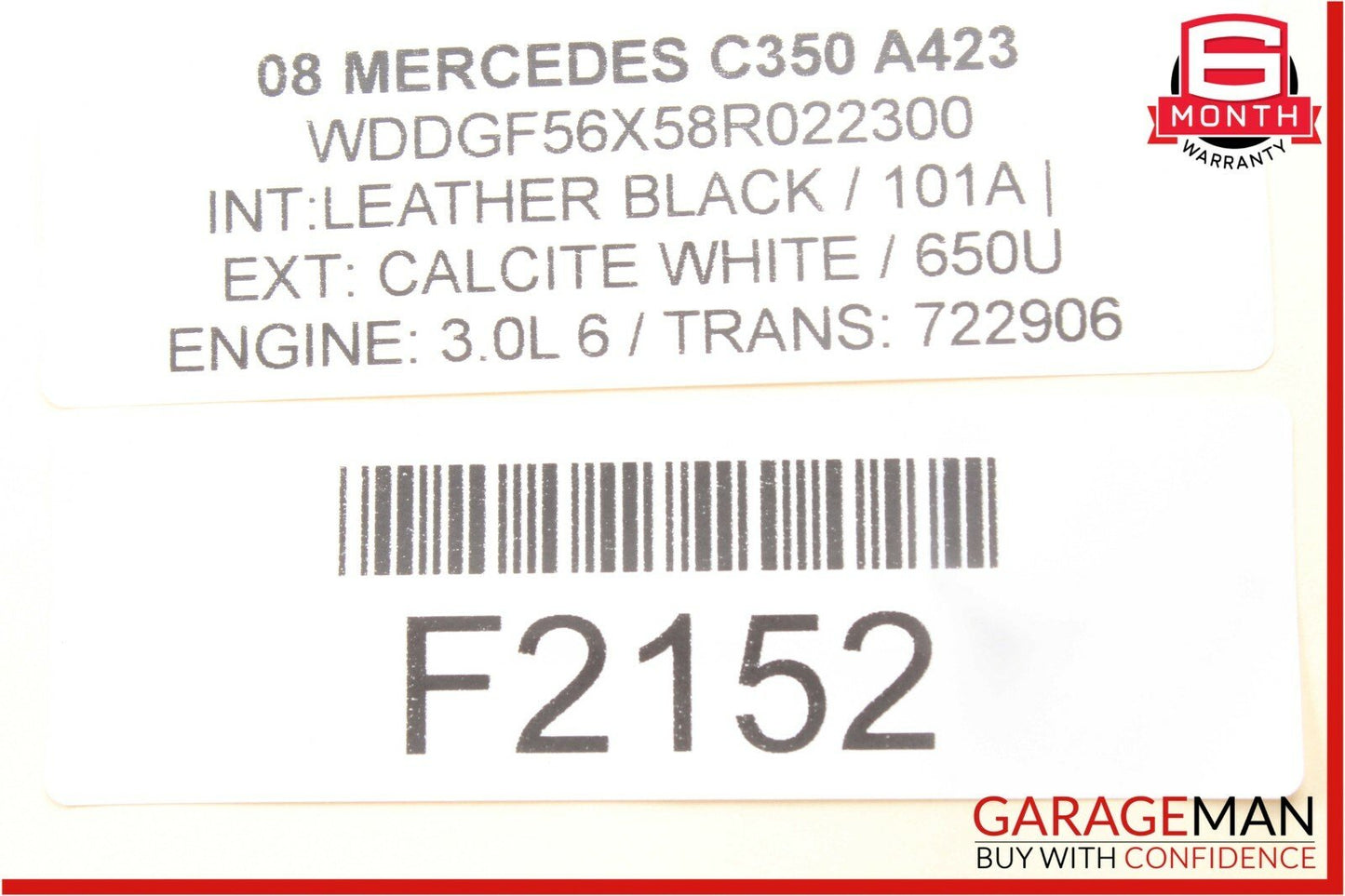 08-14 Mercedes W204 C300 C350 Rear Left Driver Side Door Control Module OEM