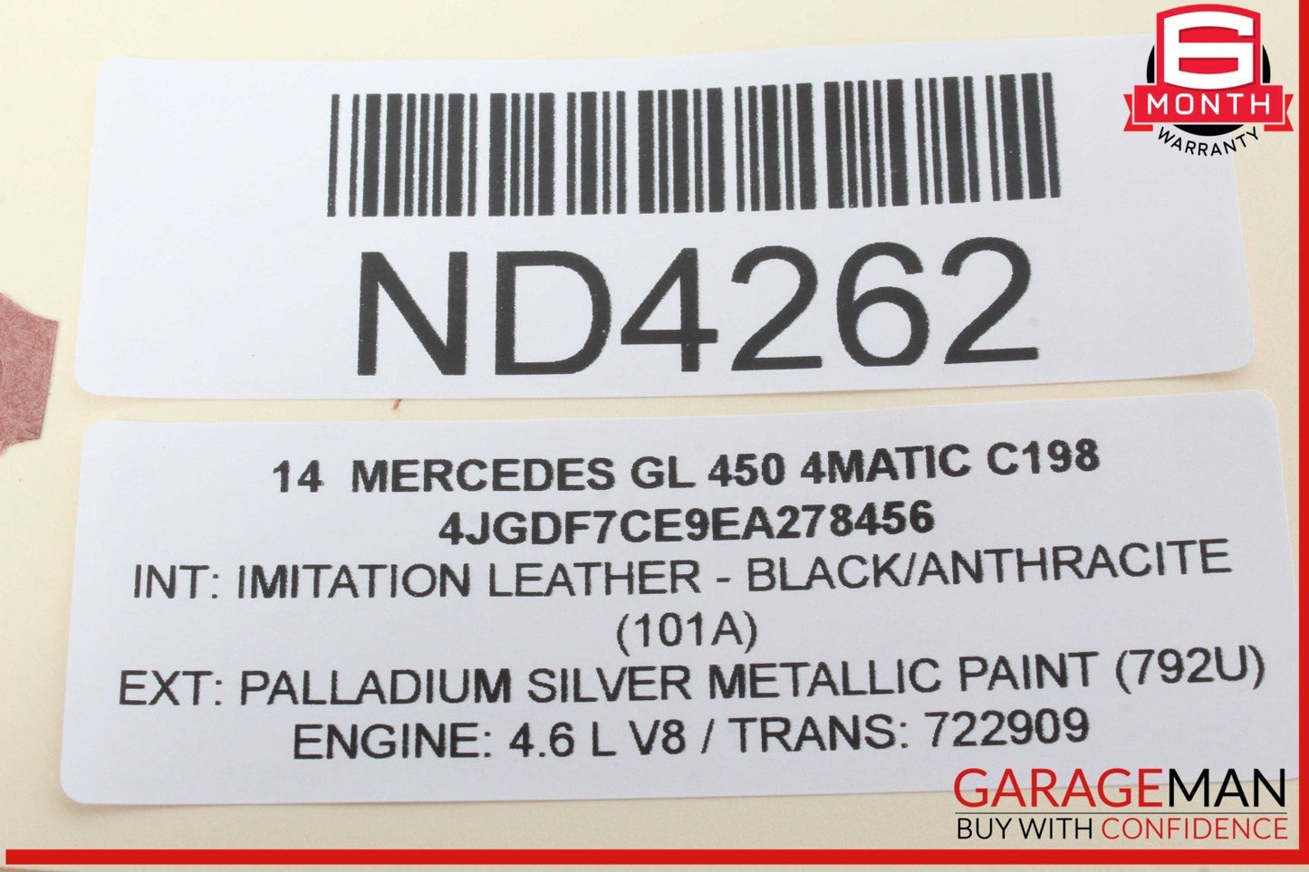 08-20 Mercedes X166 GL450 4MATIC Headlight Fog Light Switch Control Module OEM
