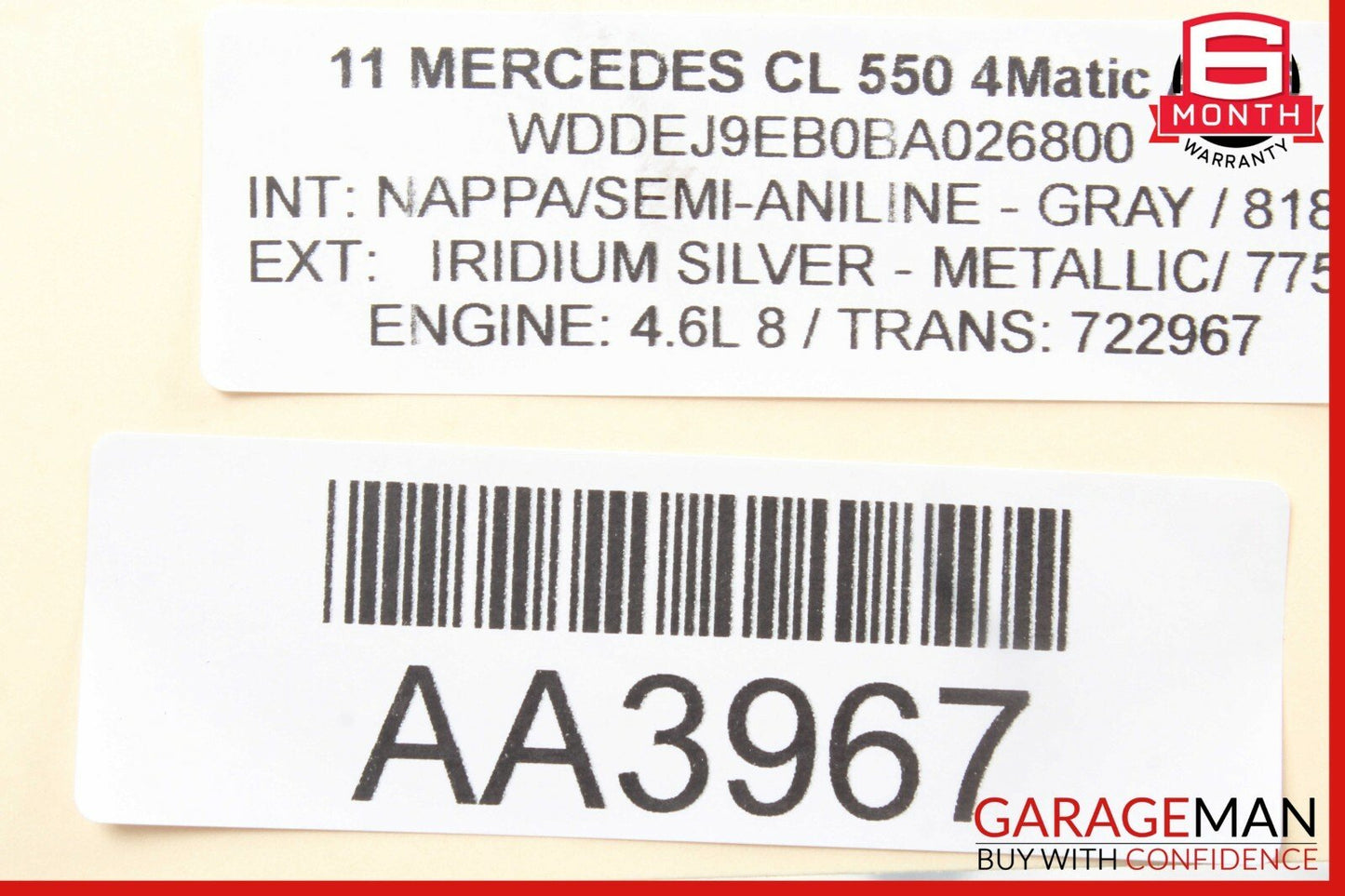 11-14 Mercedes W216 CL550 S550 4.7L Turbo Charger Hose Line Tube Assembly OEM