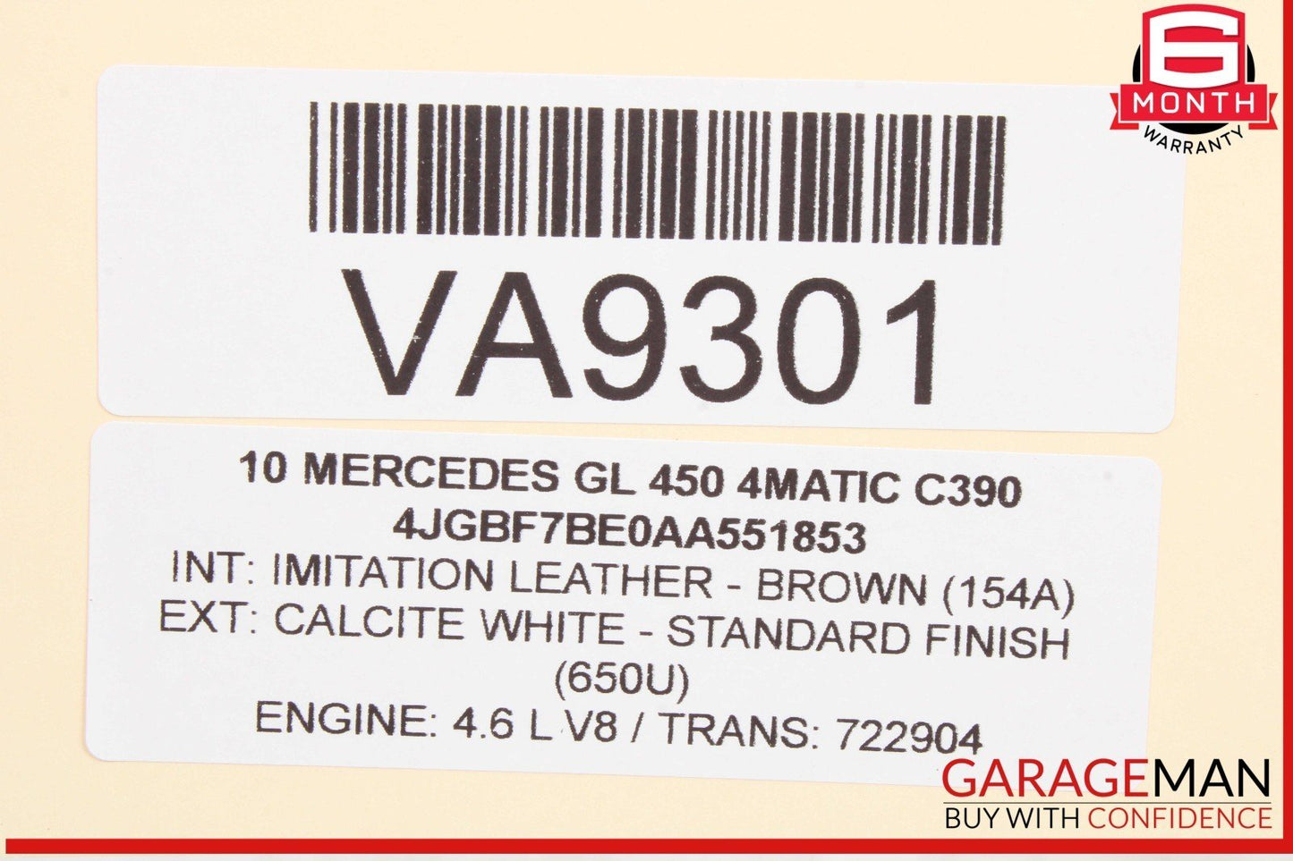 07-12 Mercedes X164 GL450 GL350 Rear Right And Left Seat Fold Control Switch OEM
