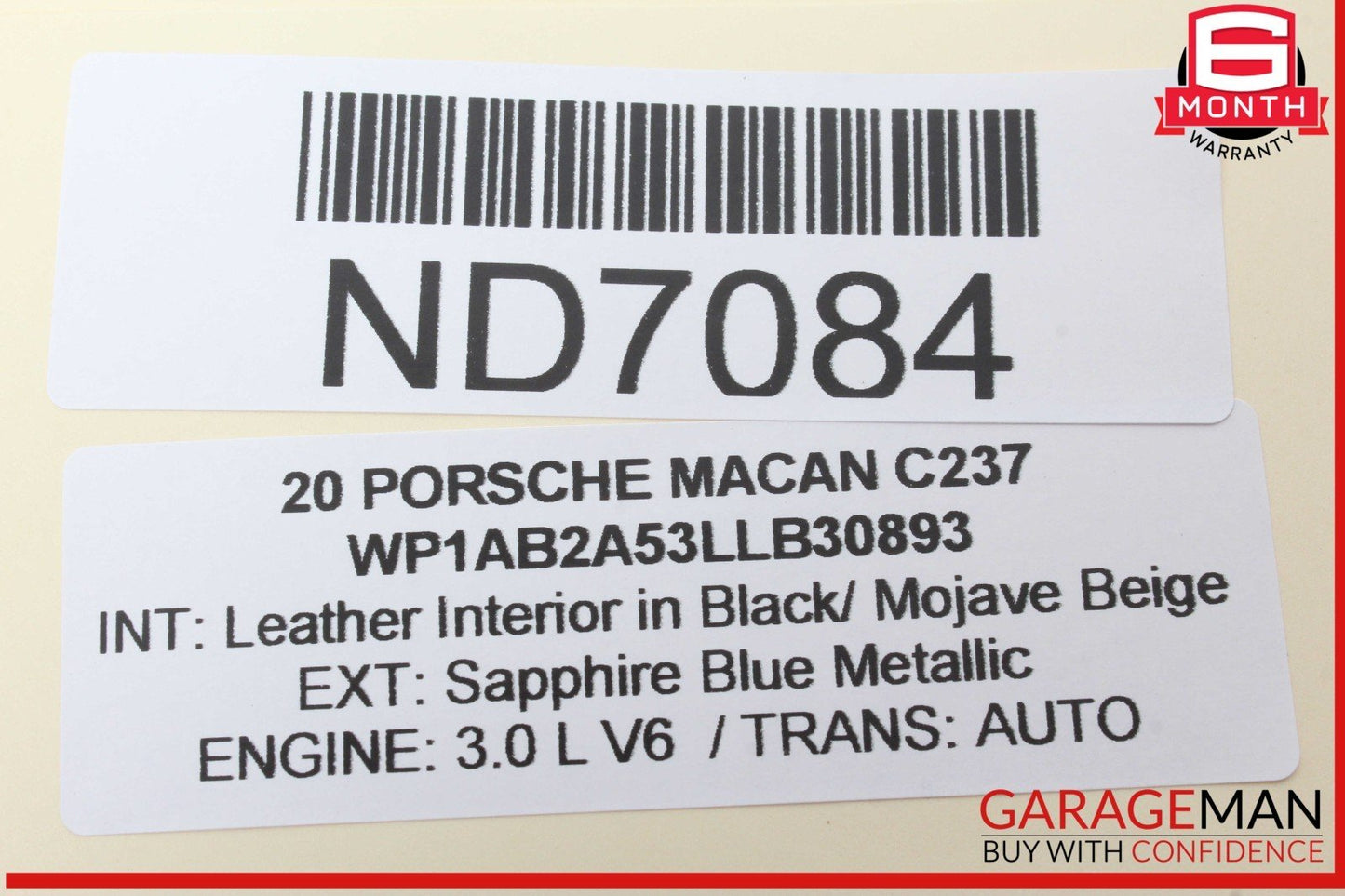 15-24 Porsche Macan 95B Front Right Side Door Control Module 4H0959792S OEM