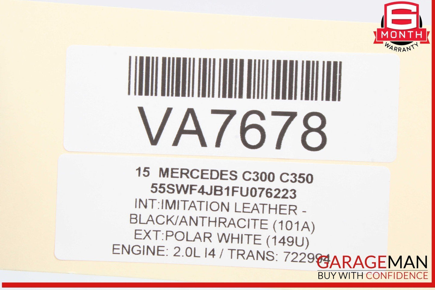 15-20 Mercedes W205 C300 A/C AC Heater Climate Control Module Unit OEM
