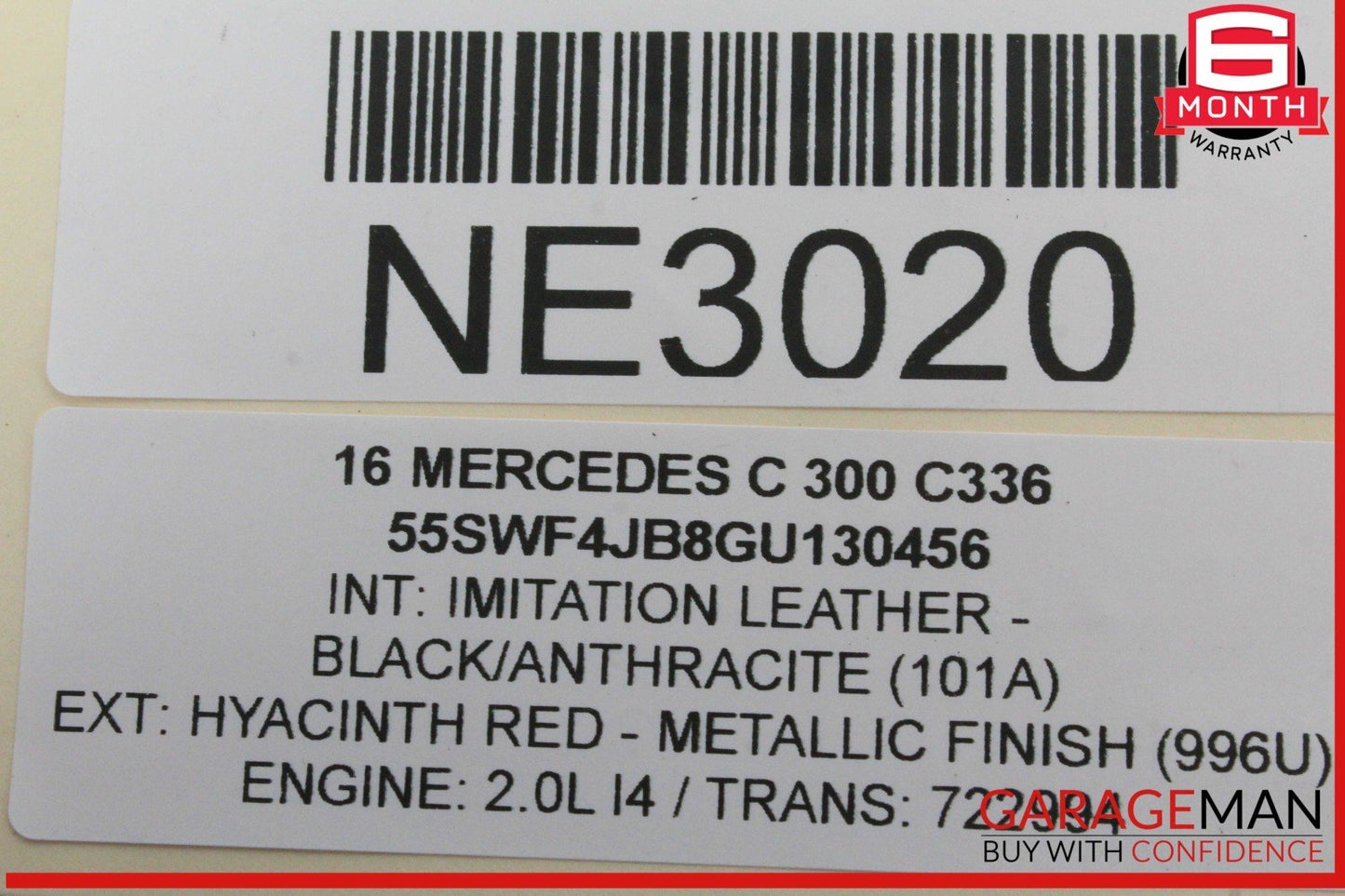 15-20 Mercedes W205 C300 Rear Left Driver Side Door Control Module Unit OEM
