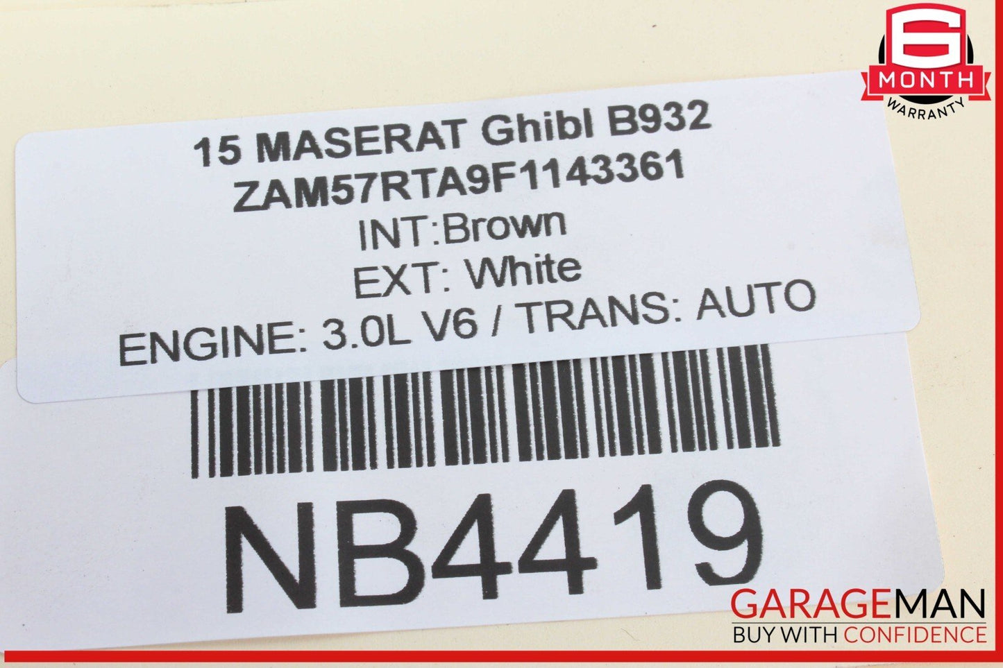 14-17 Maserati Ghibli ABS Anti Lock Brake Hydraulic Pump Module 2265106516 OEM