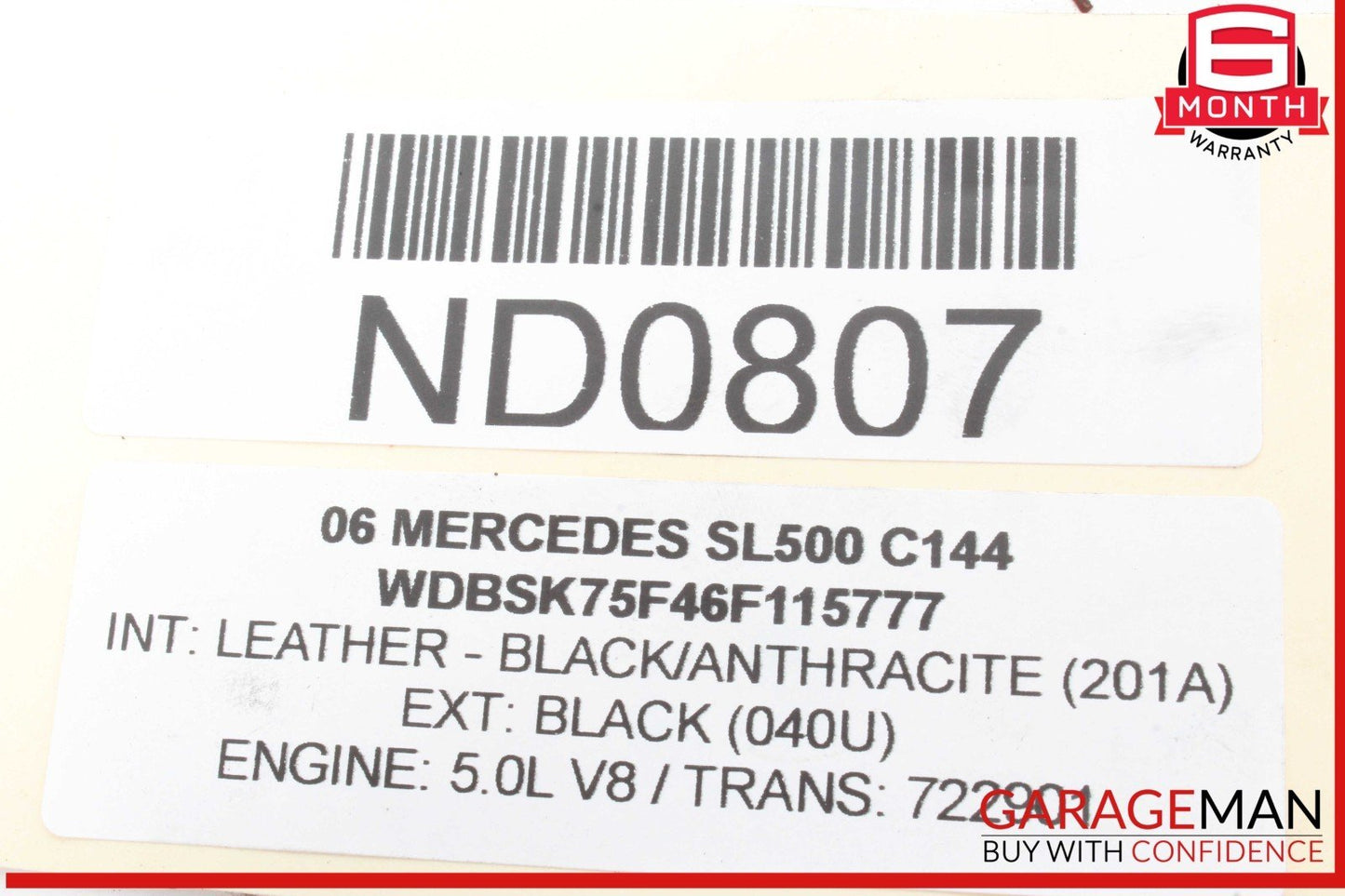 03-06 Mercedes R230 SL500 S430 CL500 AC A/C Air Conditioning Compressor OEM
