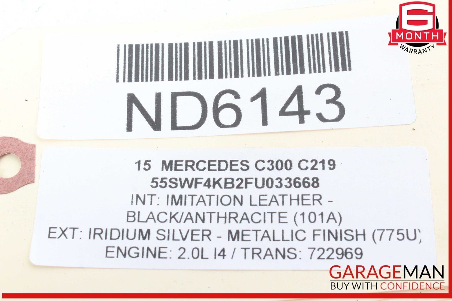 15-20 Mercedes W205 C300 C350e C43 AMG Rear Left Side Door Lock Latch Actuator