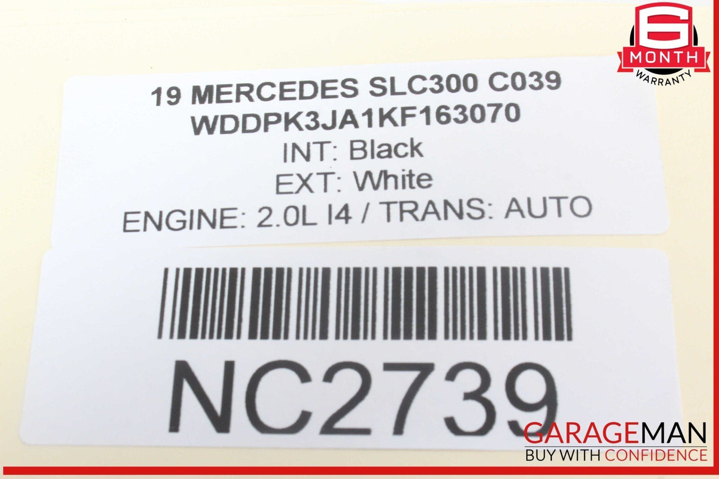 12-20 Mercedes R172 SLC300 Front Right or Left Side Shock Strut Absorber OEM