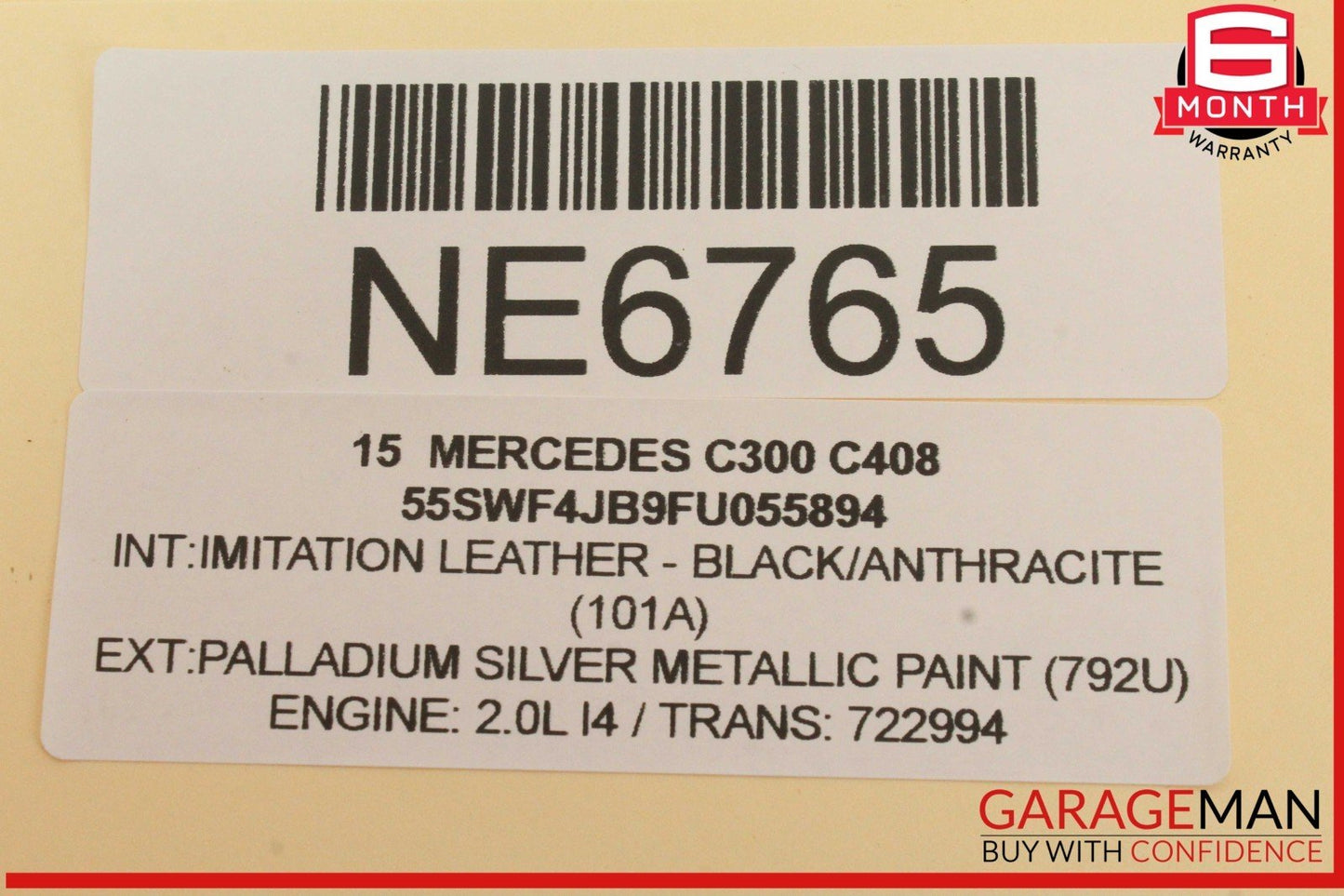 15-18 Mercedes W205 C300 Front Left Driver Side Door Control Module Unit OEM