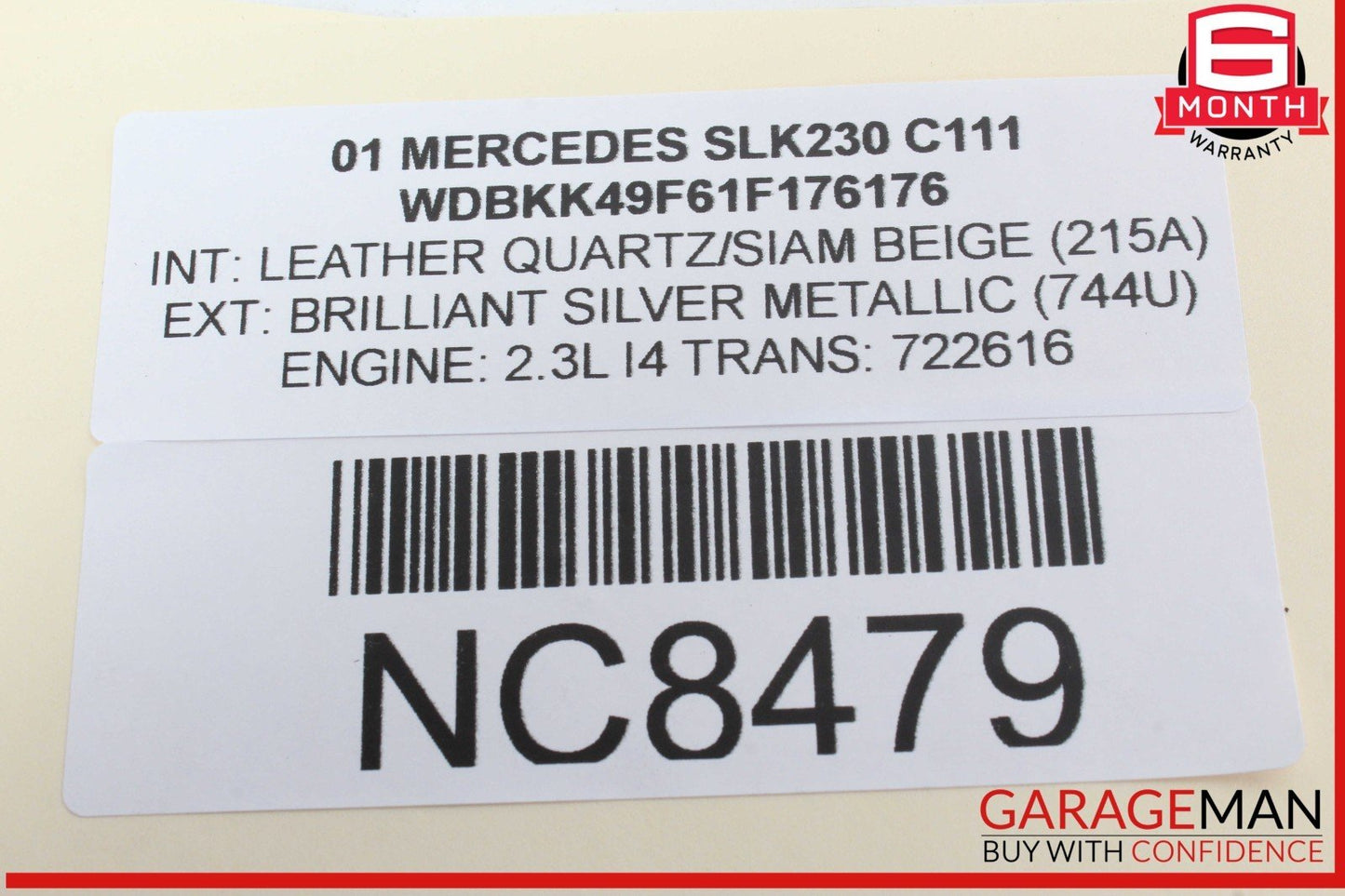 97-04 Mercedes R170 SLK230 SLK320 Front Left Side Seat Belt Seatbelt Black OEM