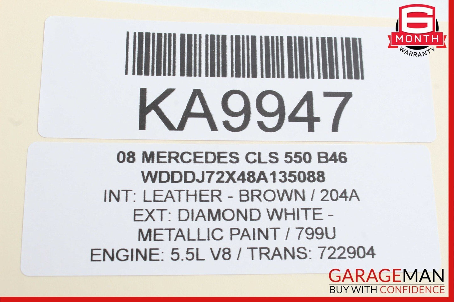 06-11 Mercedes CLS550 E550 CLS500 Rear Door Keyless Go Control Module Unit