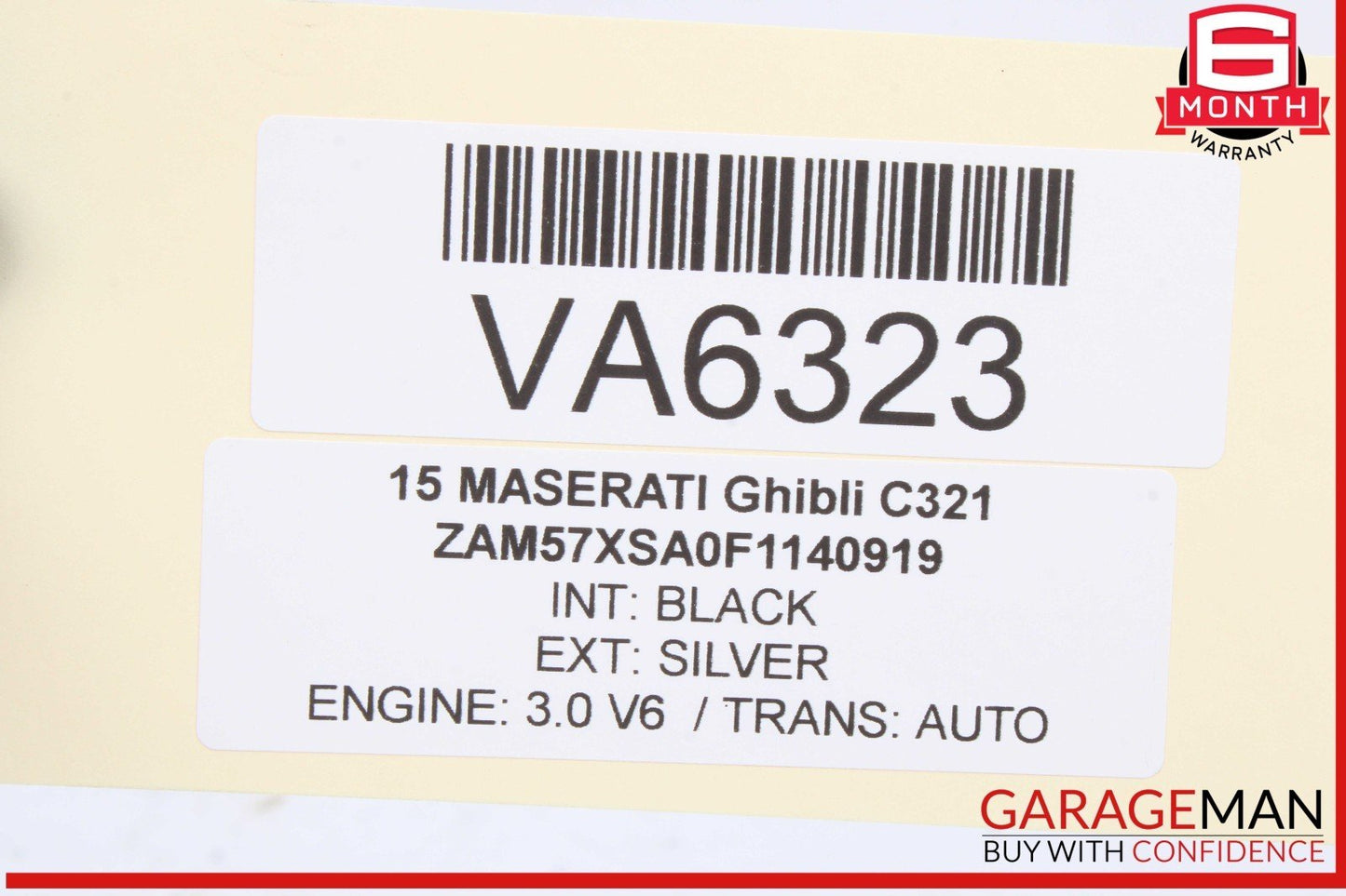 14-17 Maserati Ghibli Front Right / Rear Left or Right Window Regulator Switch
