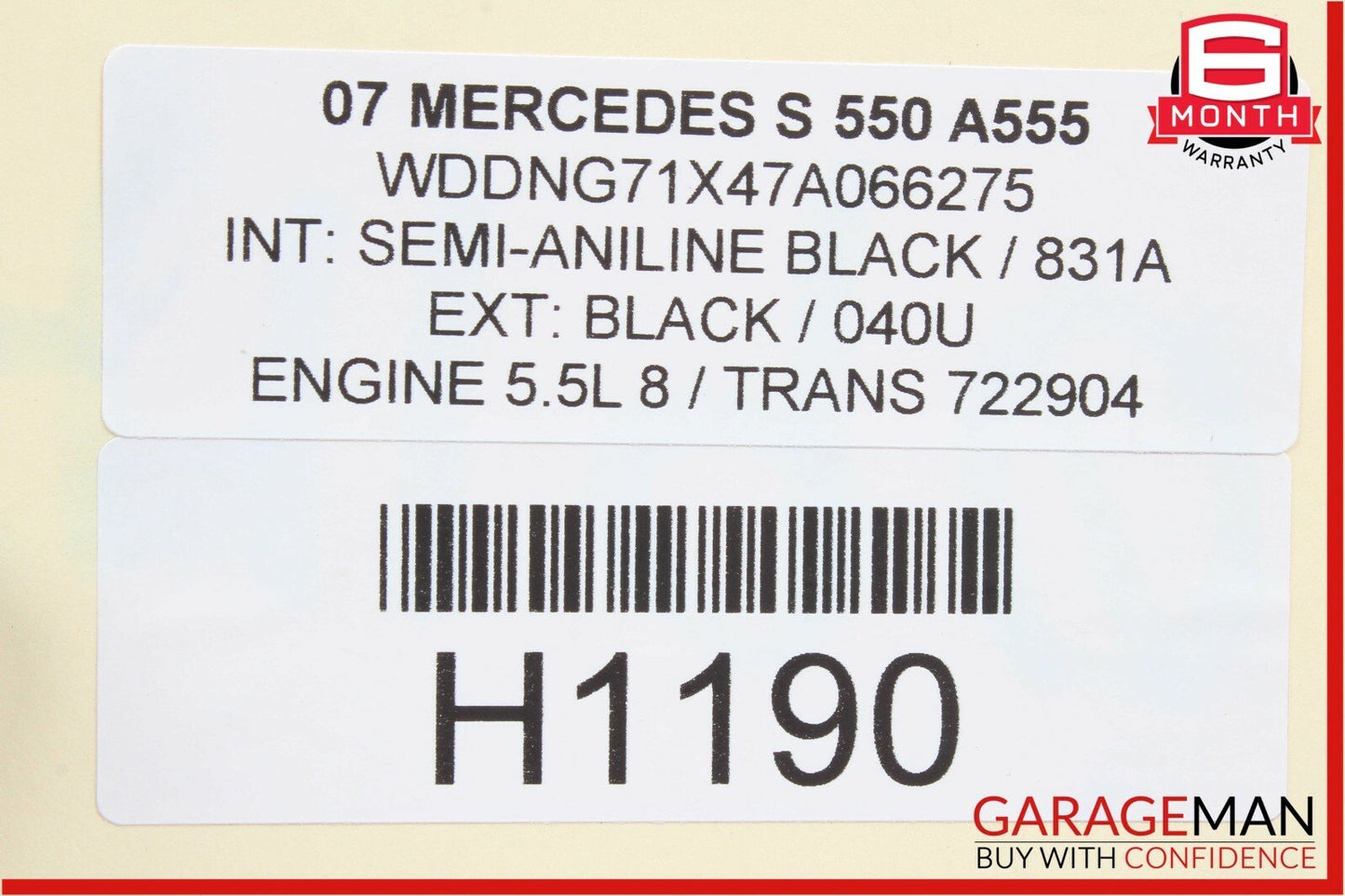 07-13 Mercedes W221 S450 S550 Rear Door Shock Cylinder Cylinders Set of 2 Pc OEM