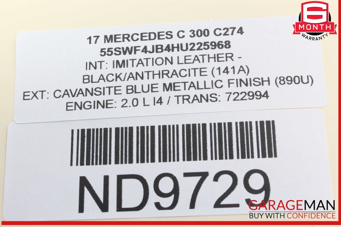 12-23 Mercedes W205 C300 GLC300 Communication Computer Control Module Unit OEM