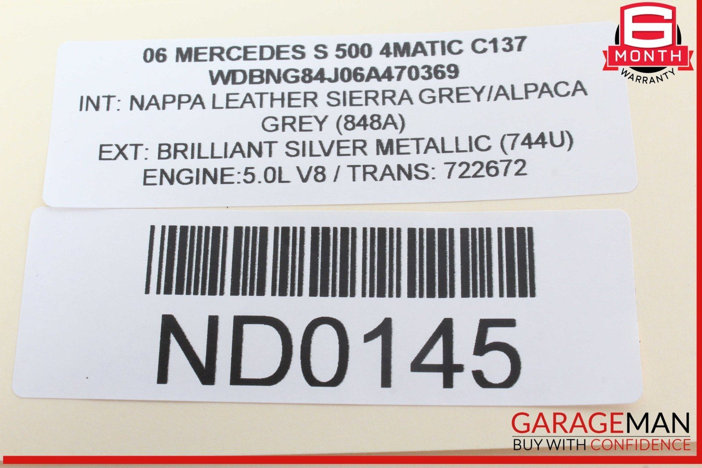 06-12 Mercedes W220 S500 4MATIC Communication Control Module 2308207026 OEM