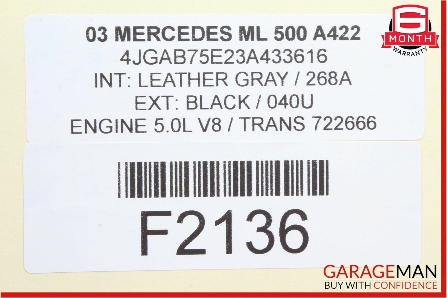 98-05 Mercedes W163 ML320 Rear Power Window Climate Control Switch Module Wood