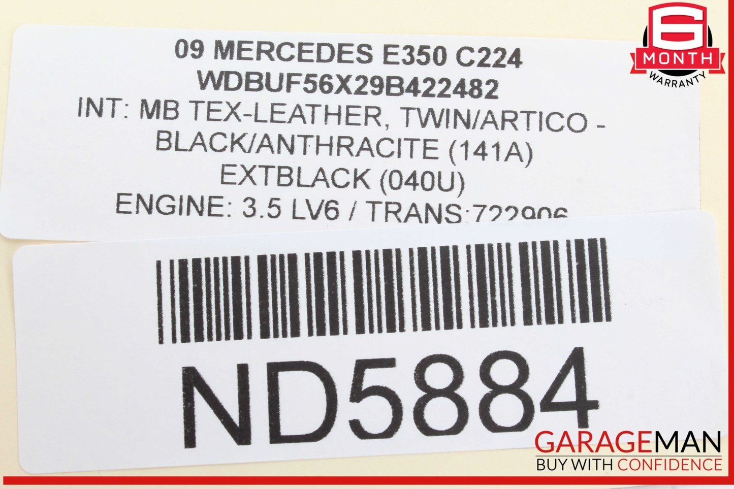 07-09 Mercedes W211 E350 E550 Rear Left Side Door Control Module 2118703385 OEM