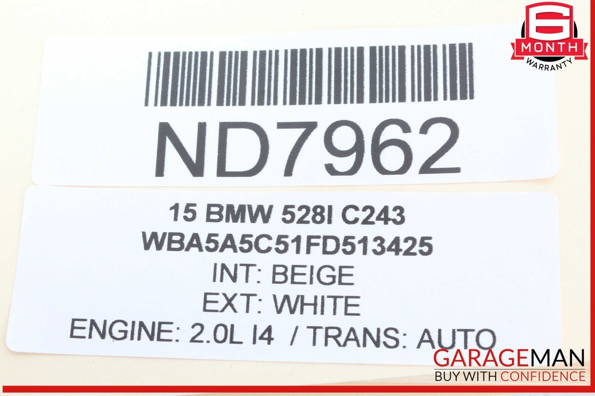11-16 BMW 528i 535i 550i F10 Engine Start Stop Ignition Control Switch 9153831