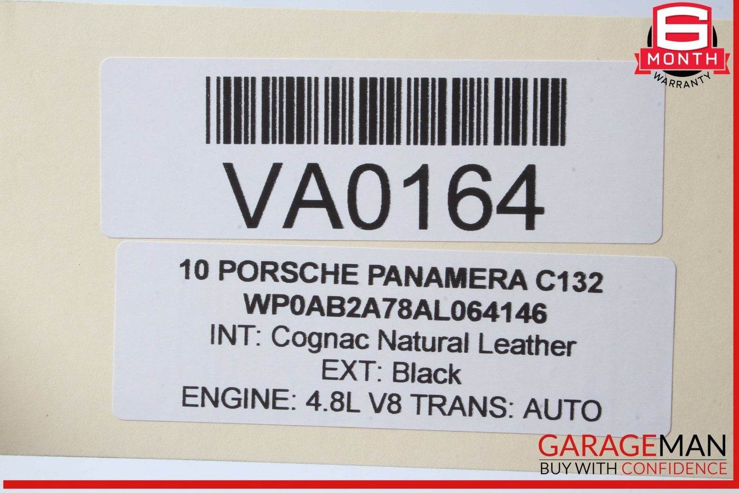10-16 Porsche Panamera 970 Rear Left Side Console A/C Air Vent Grill OEM