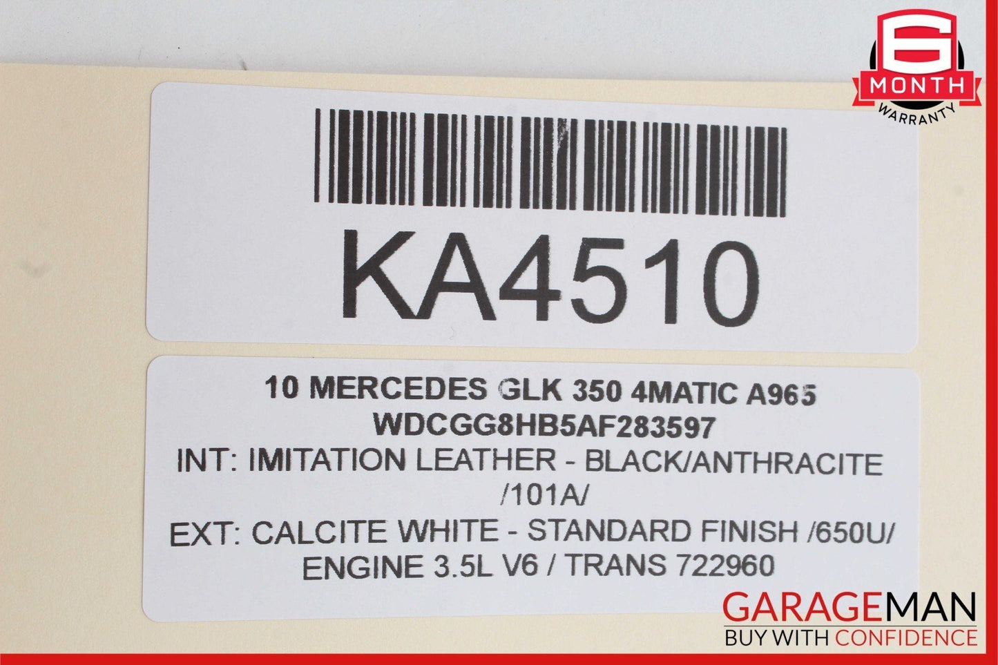 08-15 Mercedes X204 GLK350 4Matic Front Right Passenger Seat Control Switch OEM