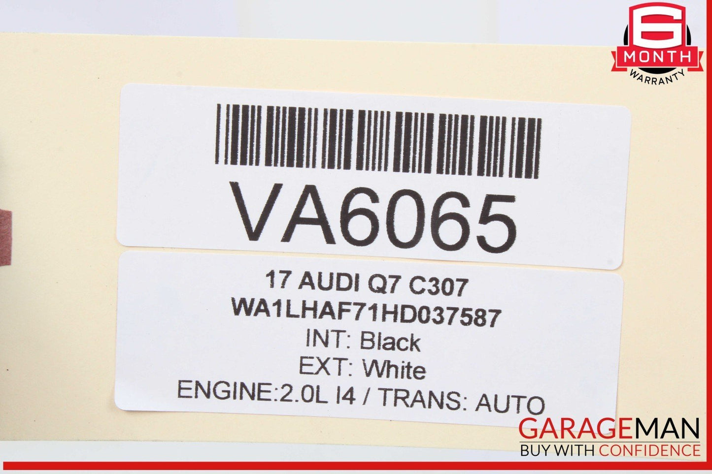 17-19 Audi Q7 Rear Right Passenger Side Blind Spot Sensor Control Module Unit