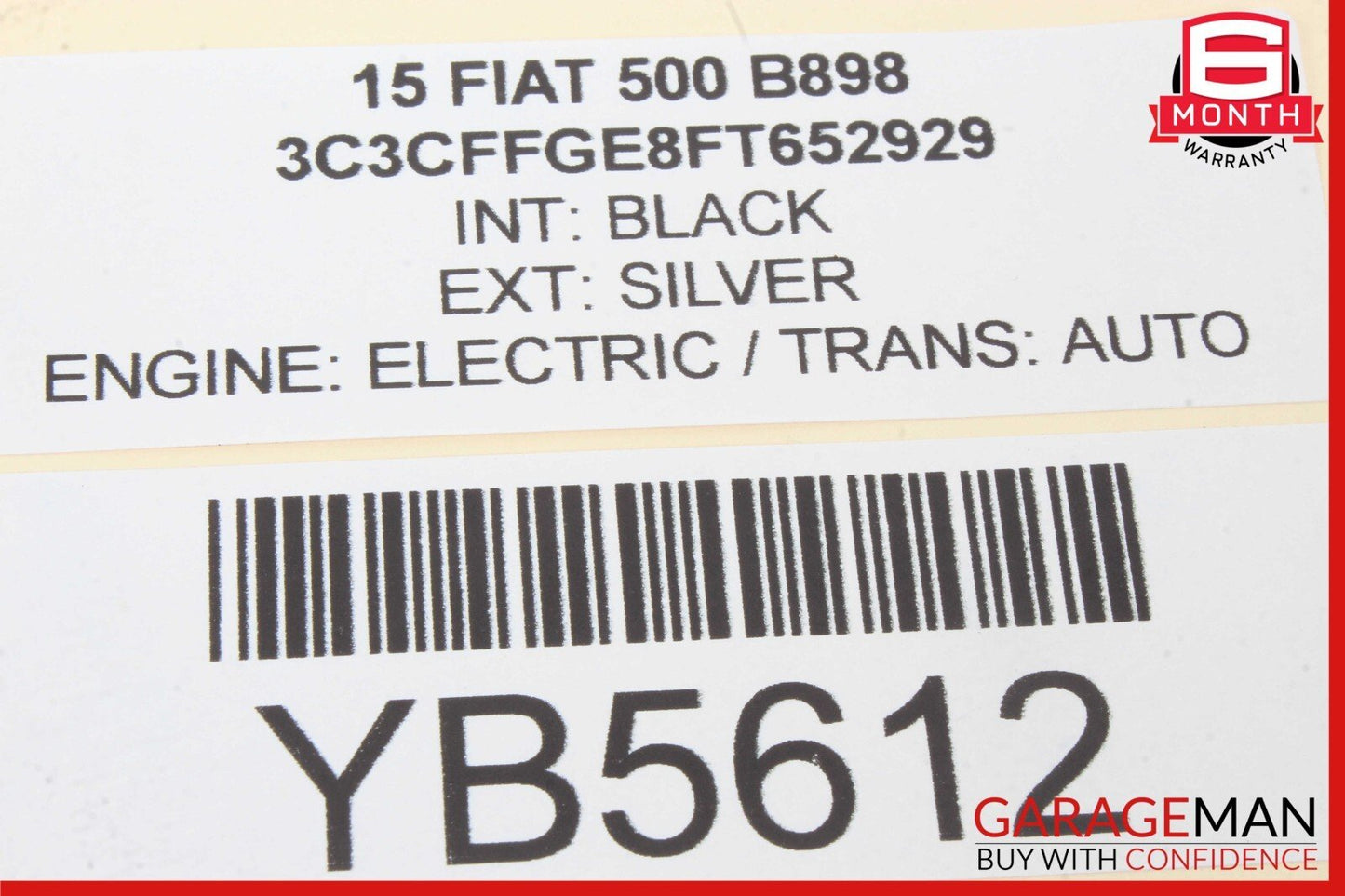 12-19 Fiat 500 Rear Window Power Regulator Motor 05182442AA