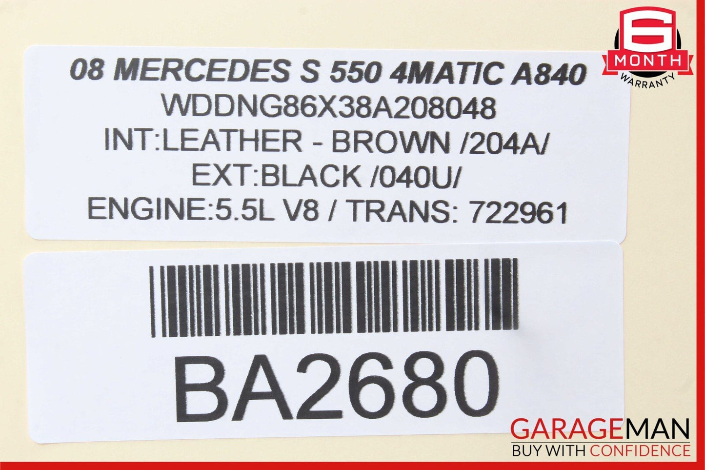 07-13 Mercedes W221 S550 CL600 Instrument Cluster Control Switch 2218701758 OEM