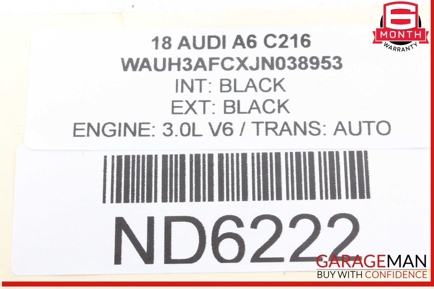 12-18 Audi A6 A7 Windshield Washer Fluid Reservoir Tank Bottle 4G1955462A OEM