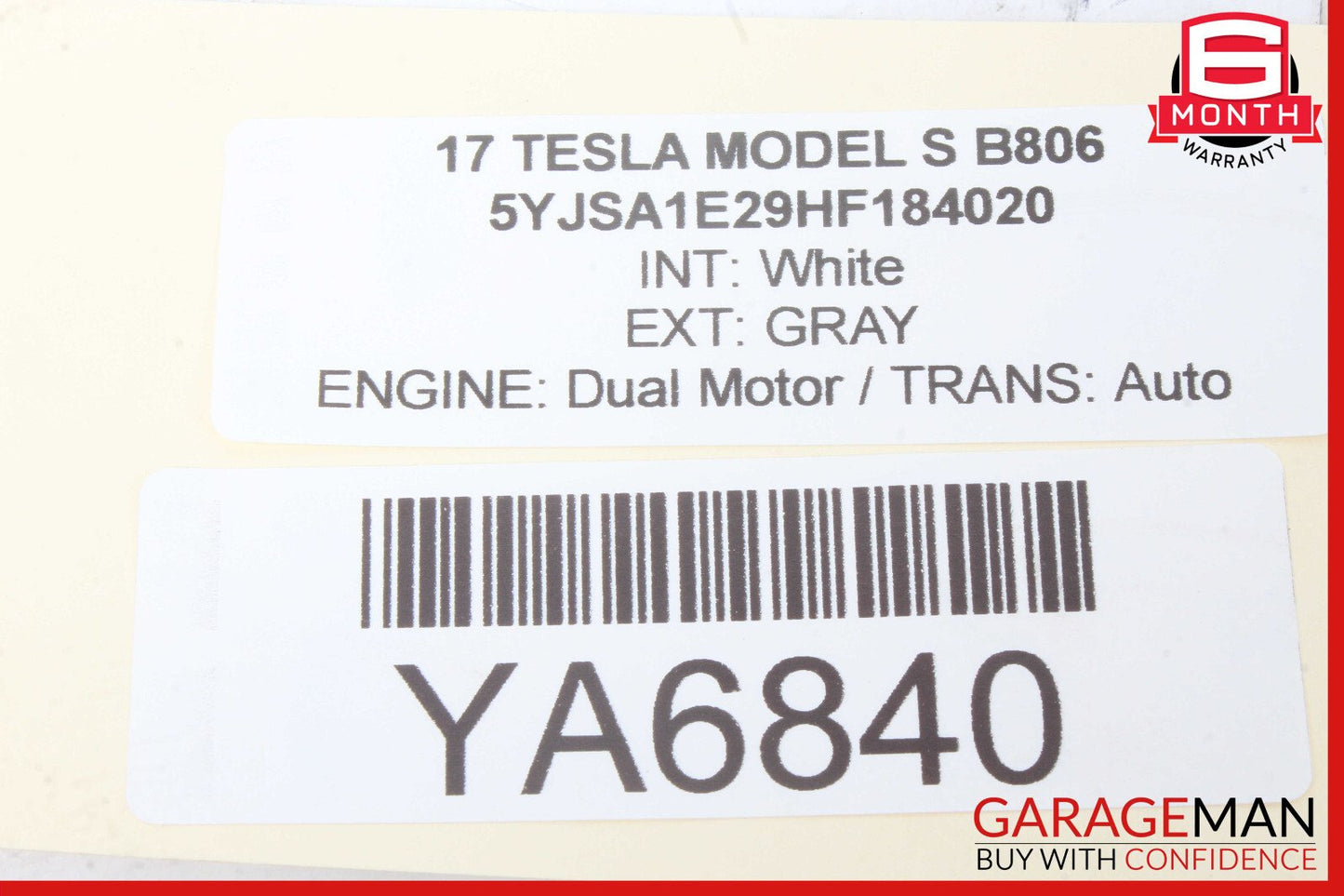 16-20 Tesla Model S Dashboard A/C Air Vent Outlet Left OEM