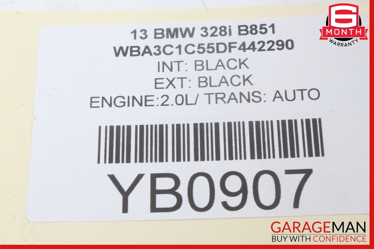 12-18 BMW F30 328i 528i Rear Left Driver Side Exterior Door Handle Assy OEM