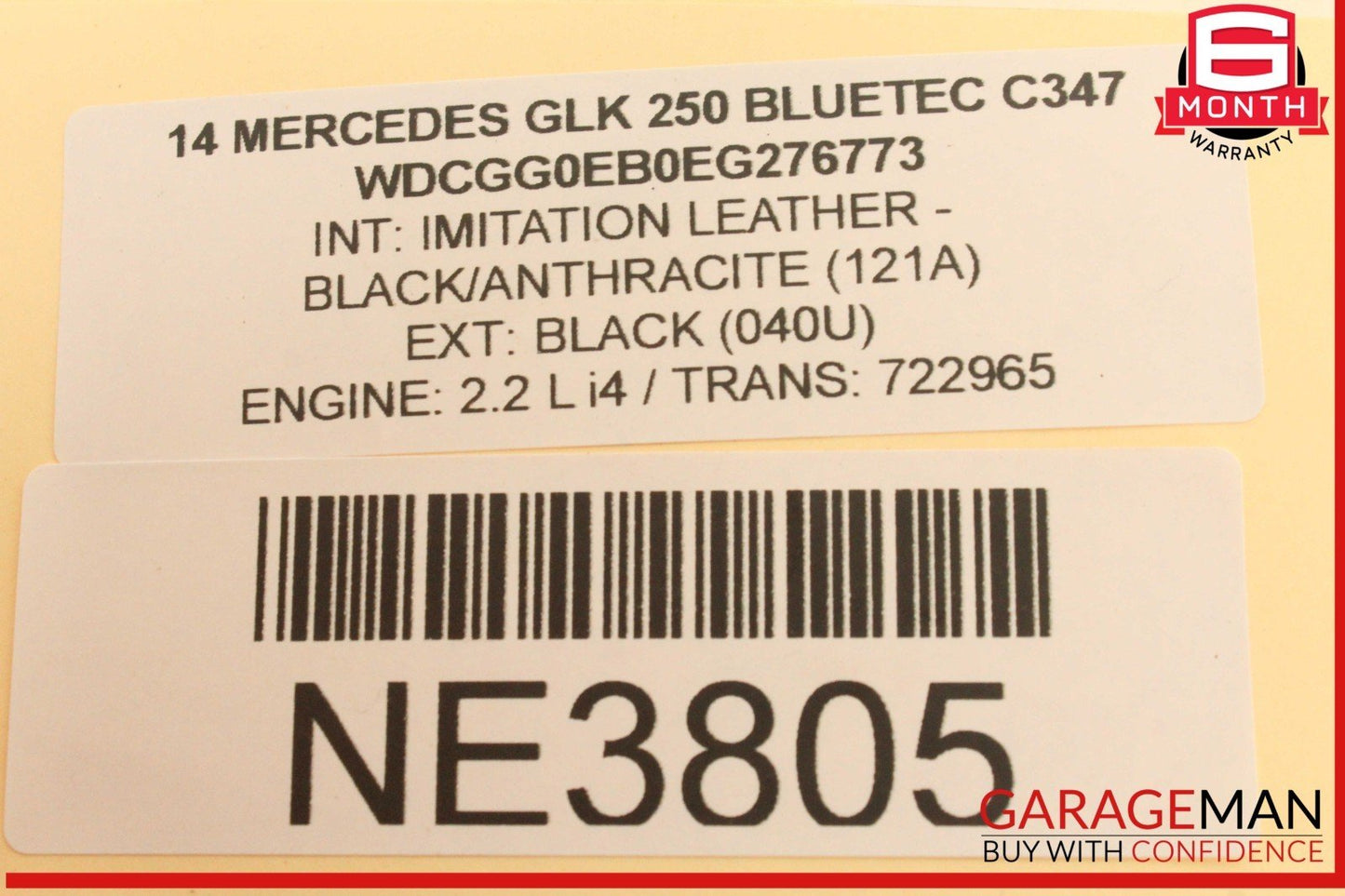 08-18 Mercedes X204 GLK250 Bluetec Front Left Side Door Control Module Unit OEM