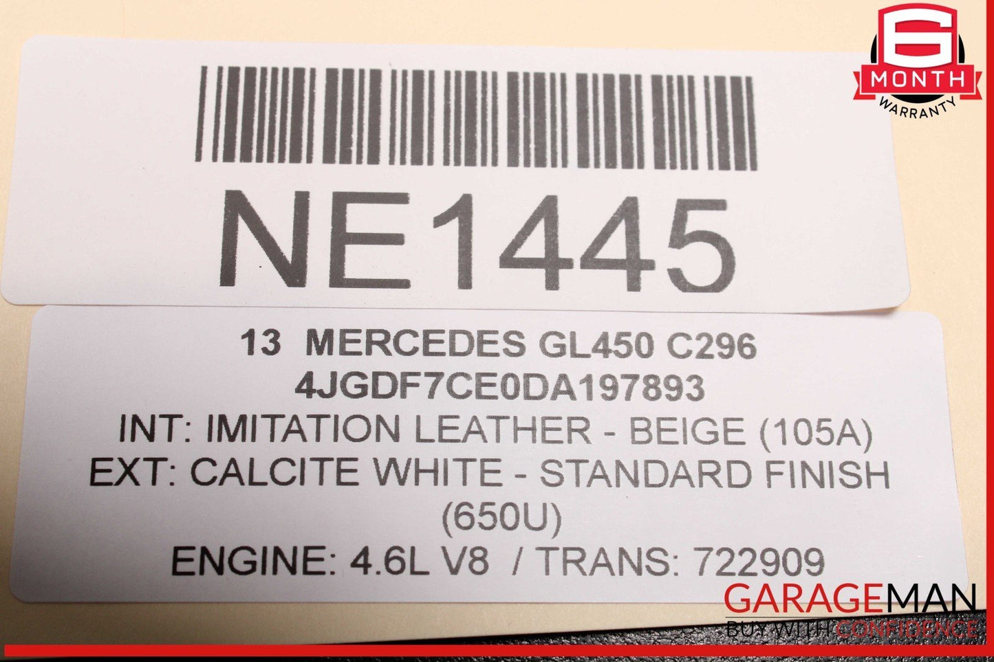 13-19 Mercedes X166 GL450 GLS550 Front Left Driver Side Wing Fender Panel OEM